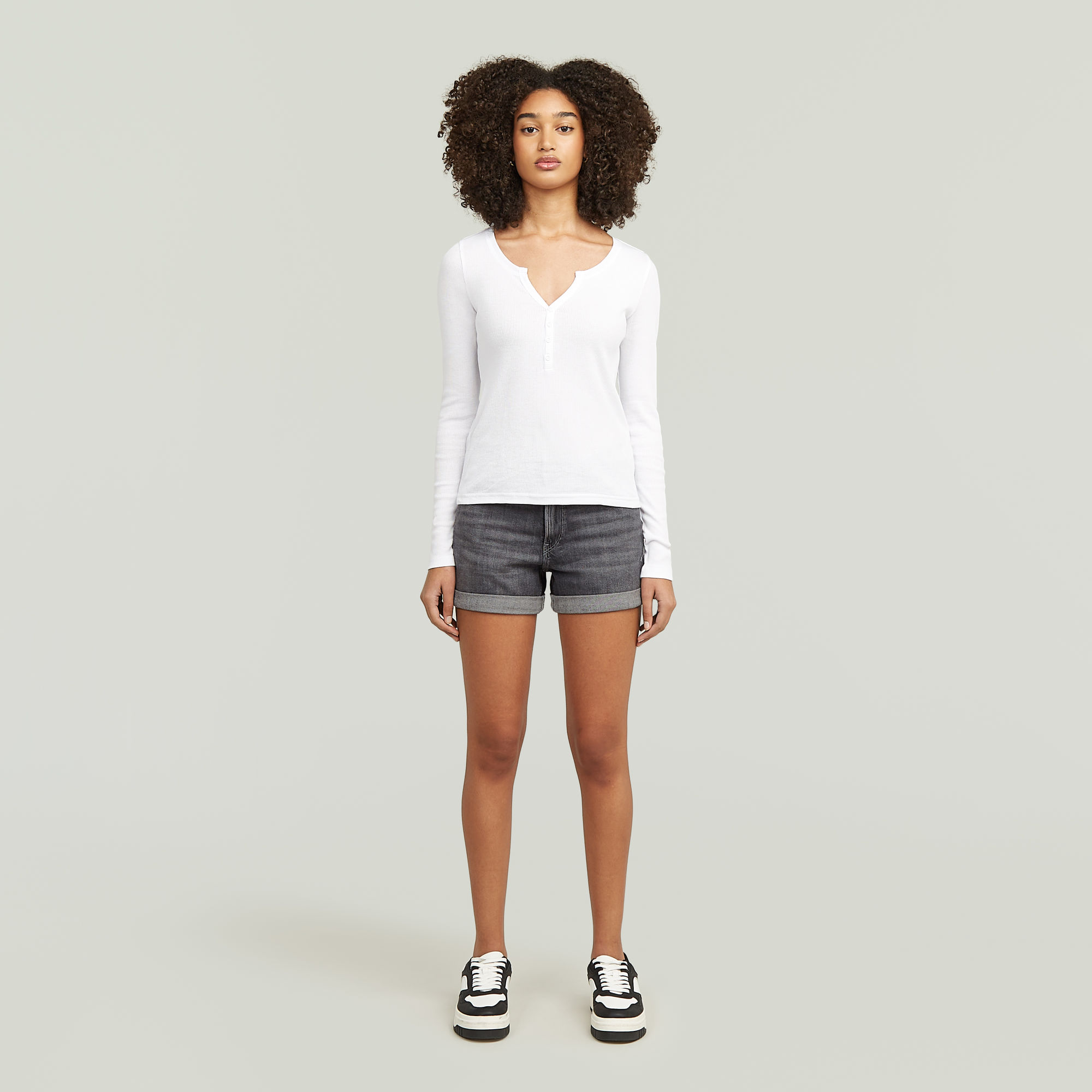 G-Star RAW Judee Denim Short Grijs Dames