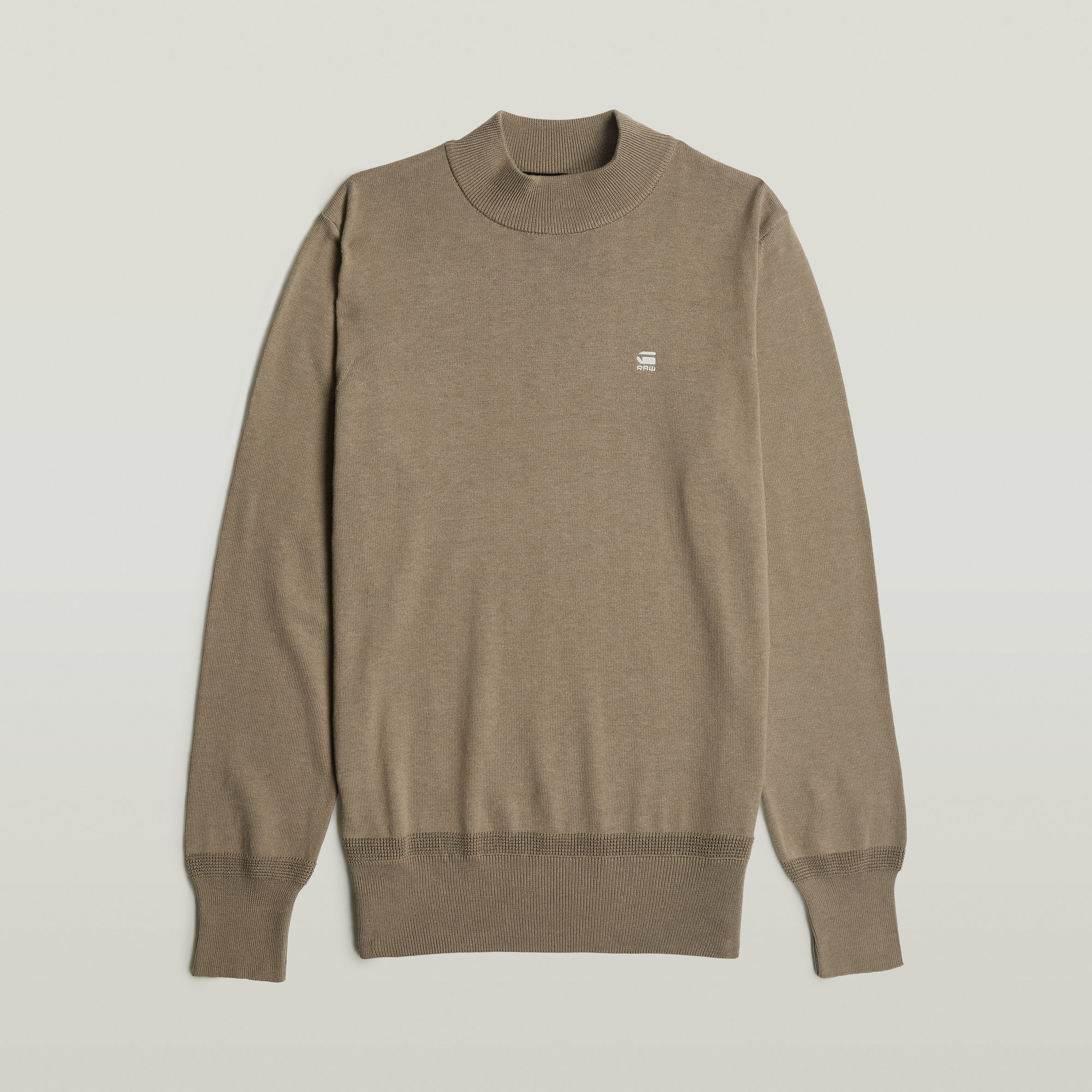 G-Star RAW Core Gebreide Trui Met Korte Kol Bruin Heren