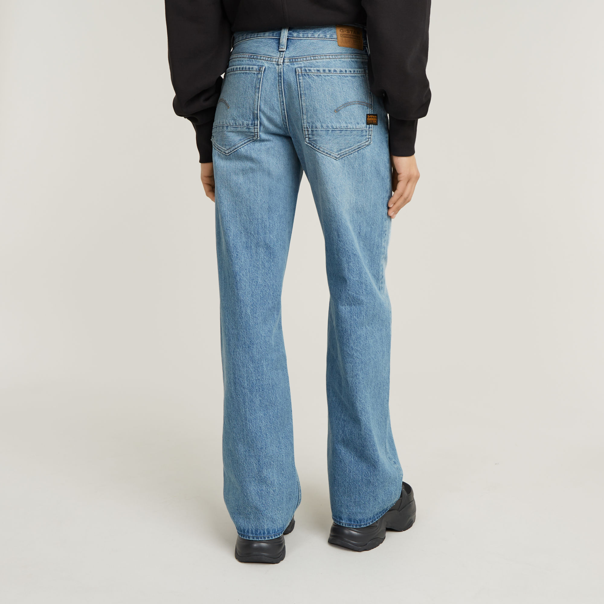 G-Star RAW Judee Low Waist Loose Jeans Midden blauw Dames