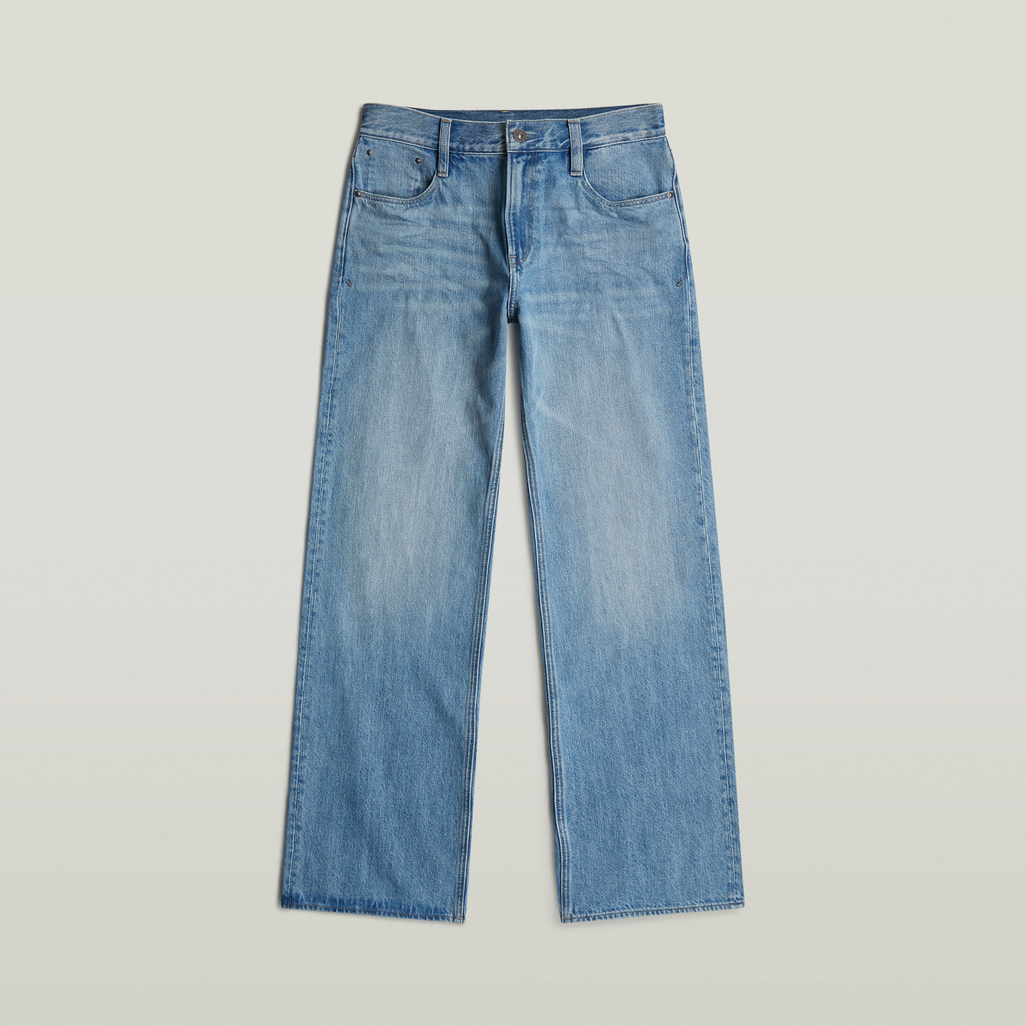 G-Star RAW Judee Low Waist Loose Jeans Midden blauw Dames