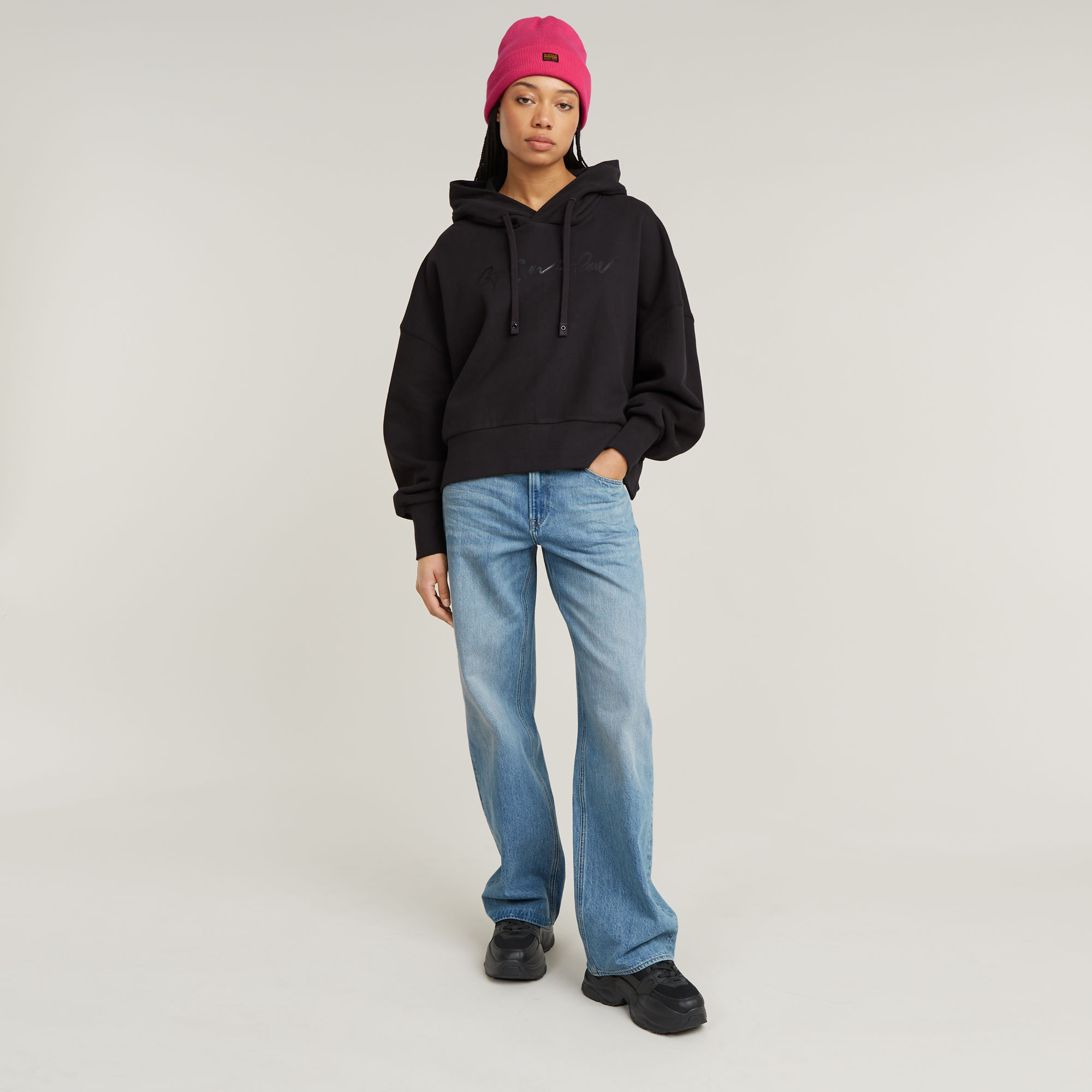G-Star RAW Judee Low Waist Loose Jeans Midden blauw Dames