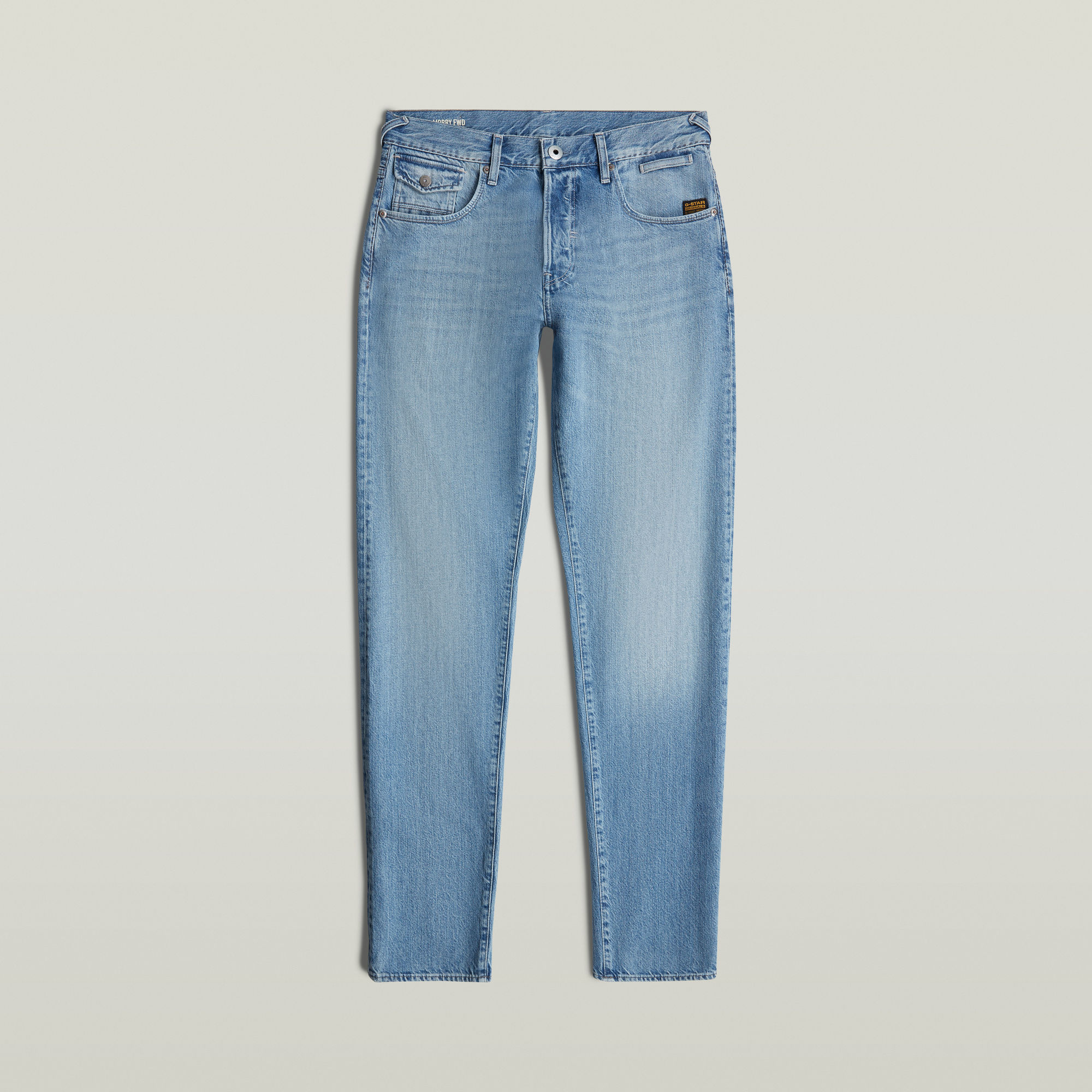 Thumbnail - Morry FWD Regular Tapered Jeans - Mittelblau - Herren