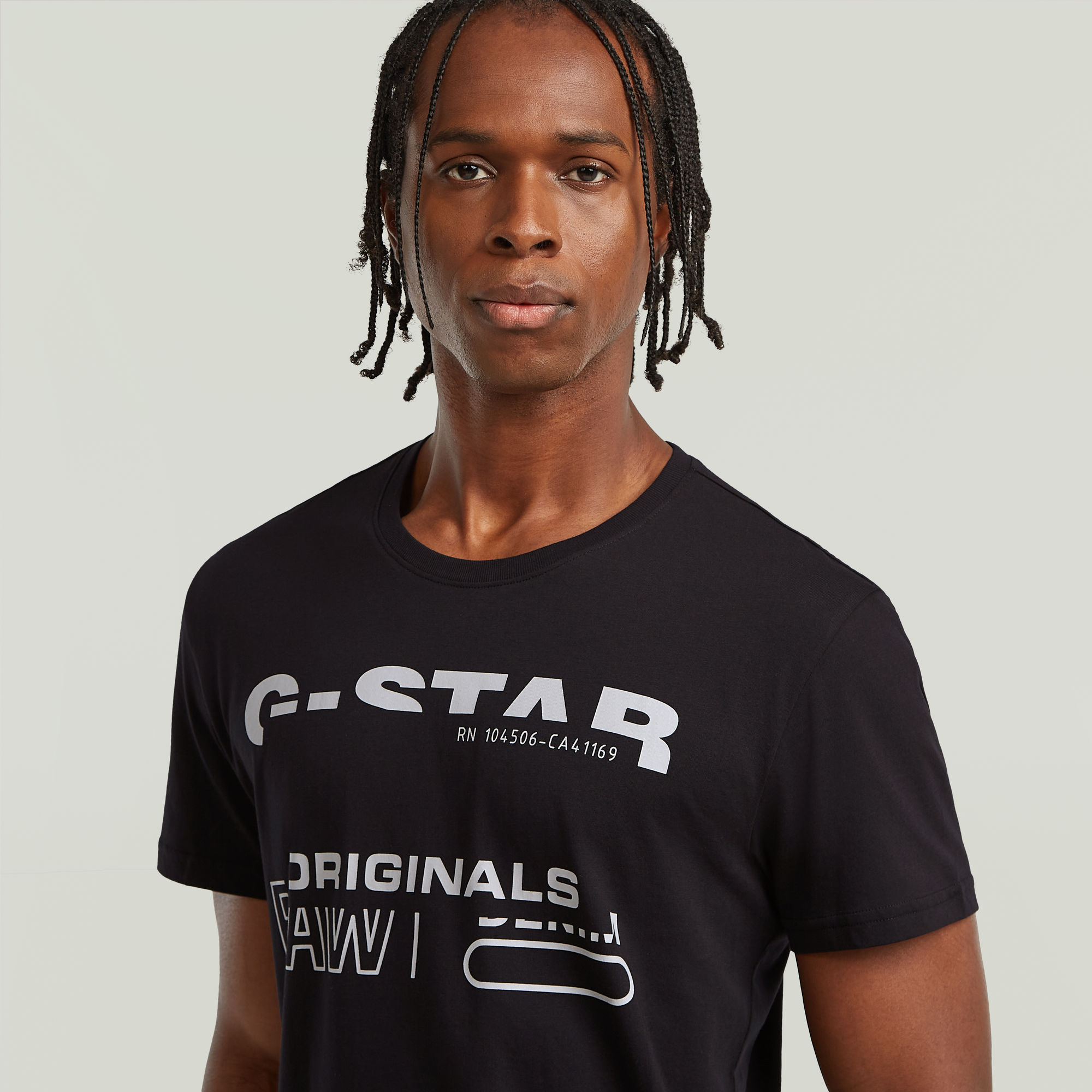 G-Star RAW Originals T-Shirt Zwart Heren