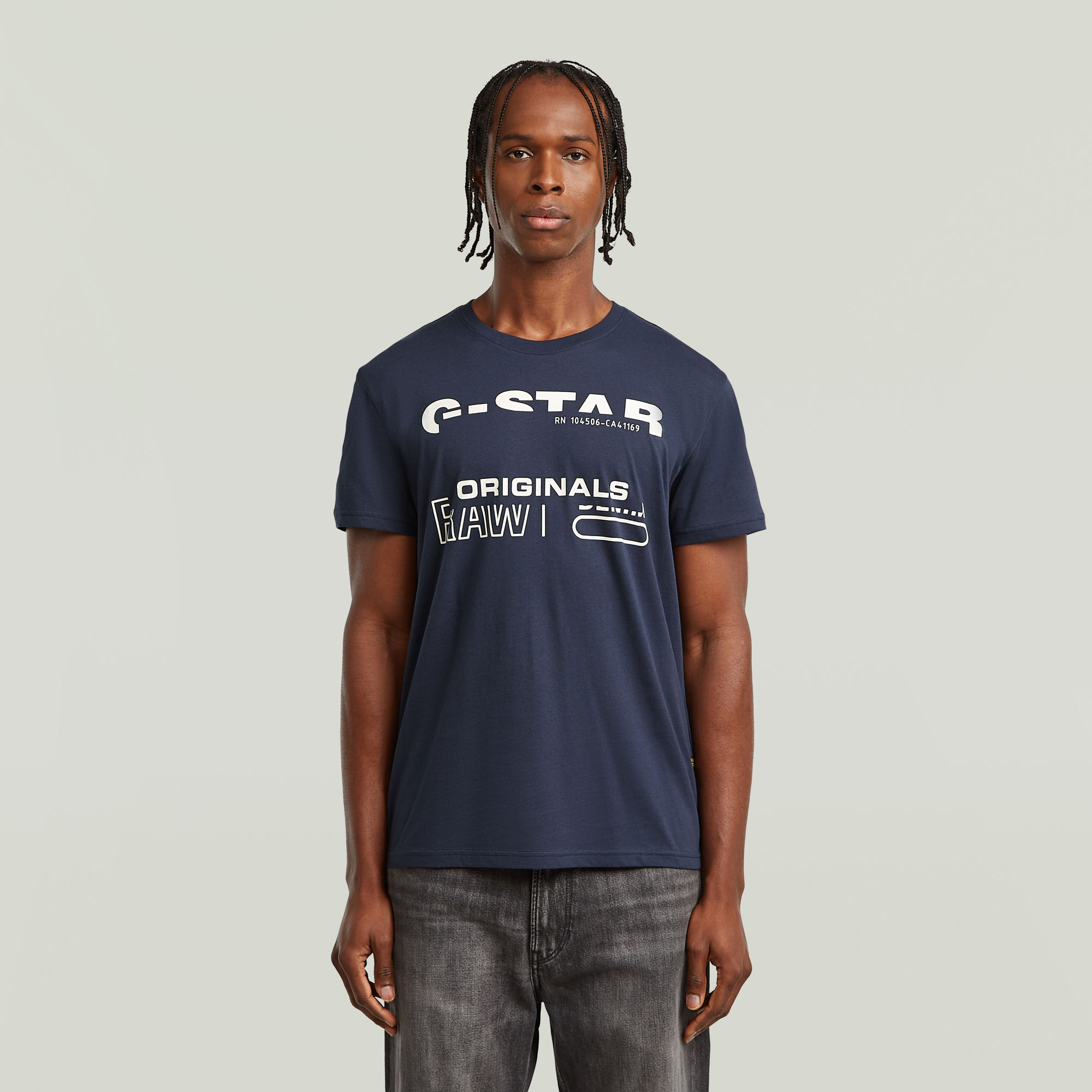 G-Star RAW Originals T-Shirt - Donkerblauw - Heren