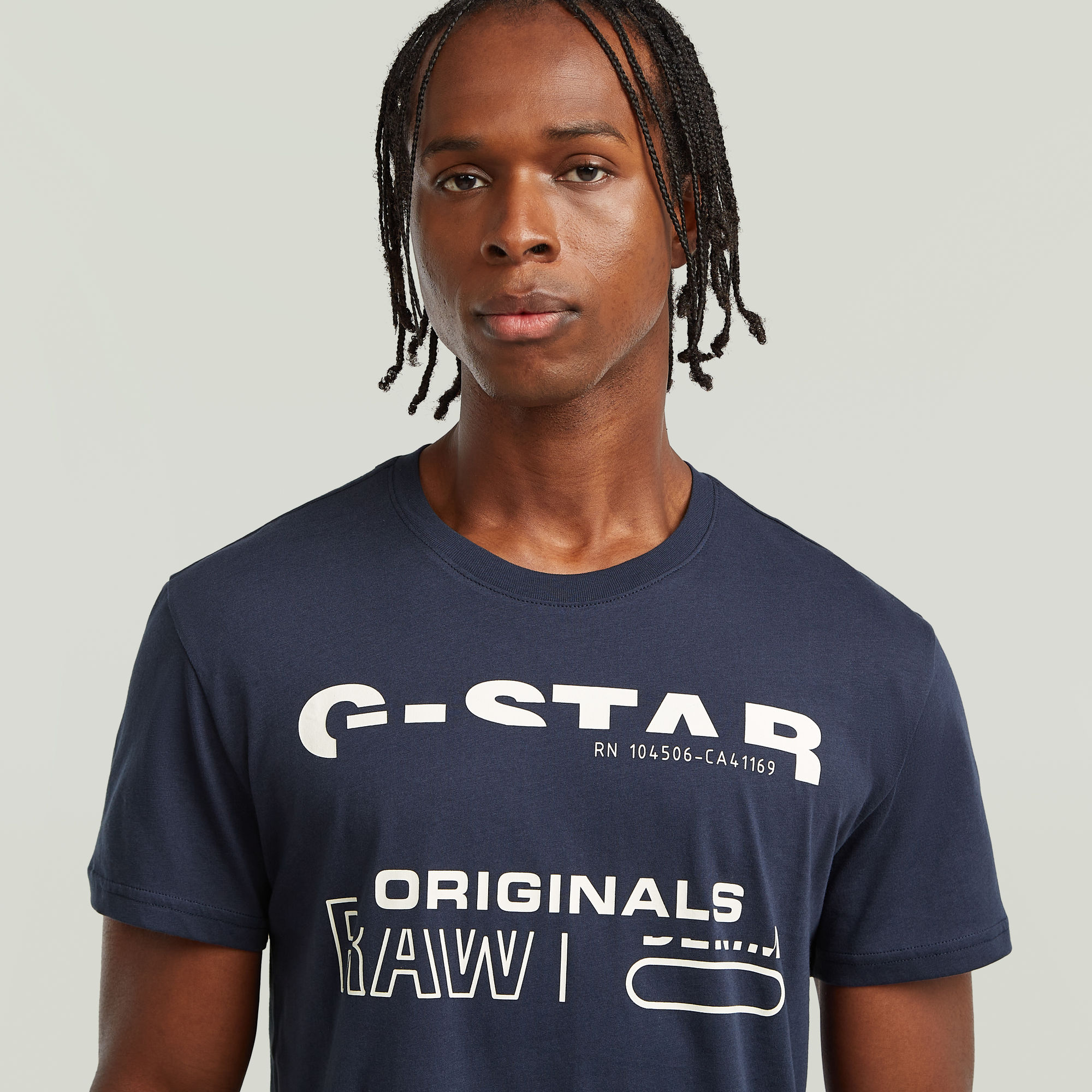 G-Star RAW Originals T-Shirt Donkerblauw Heren