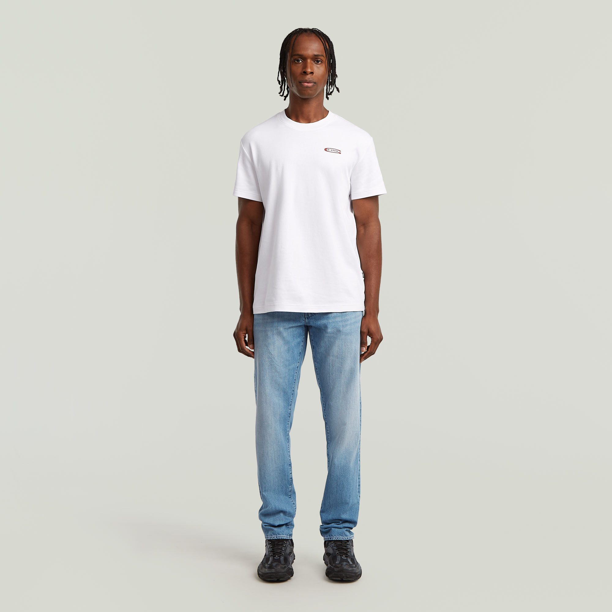 Thumbnail - Morry FWD Regular Tapered Jeans - Mittelblau - Herren