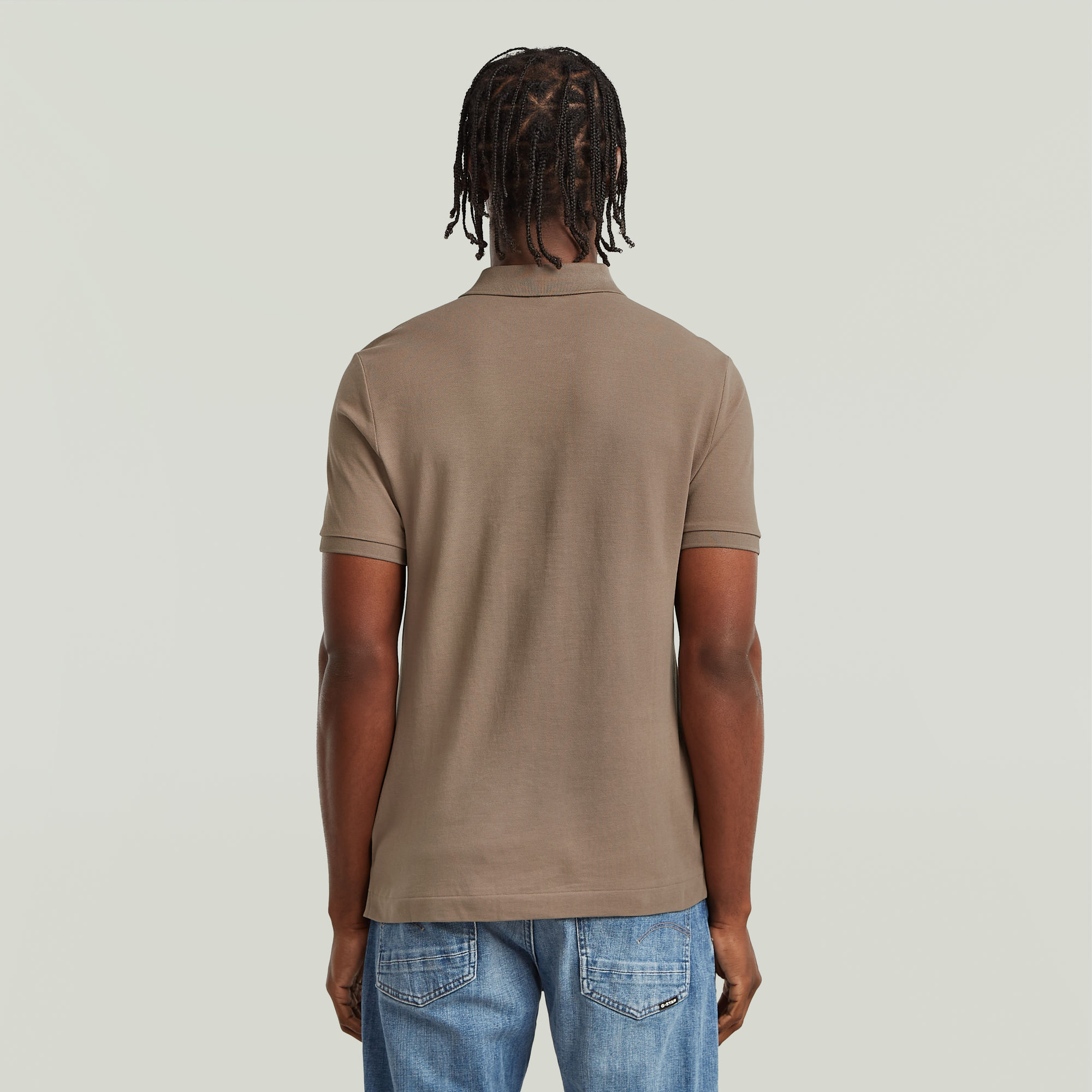 G-Star RAW Oluv Slim Polo Bruin Heren