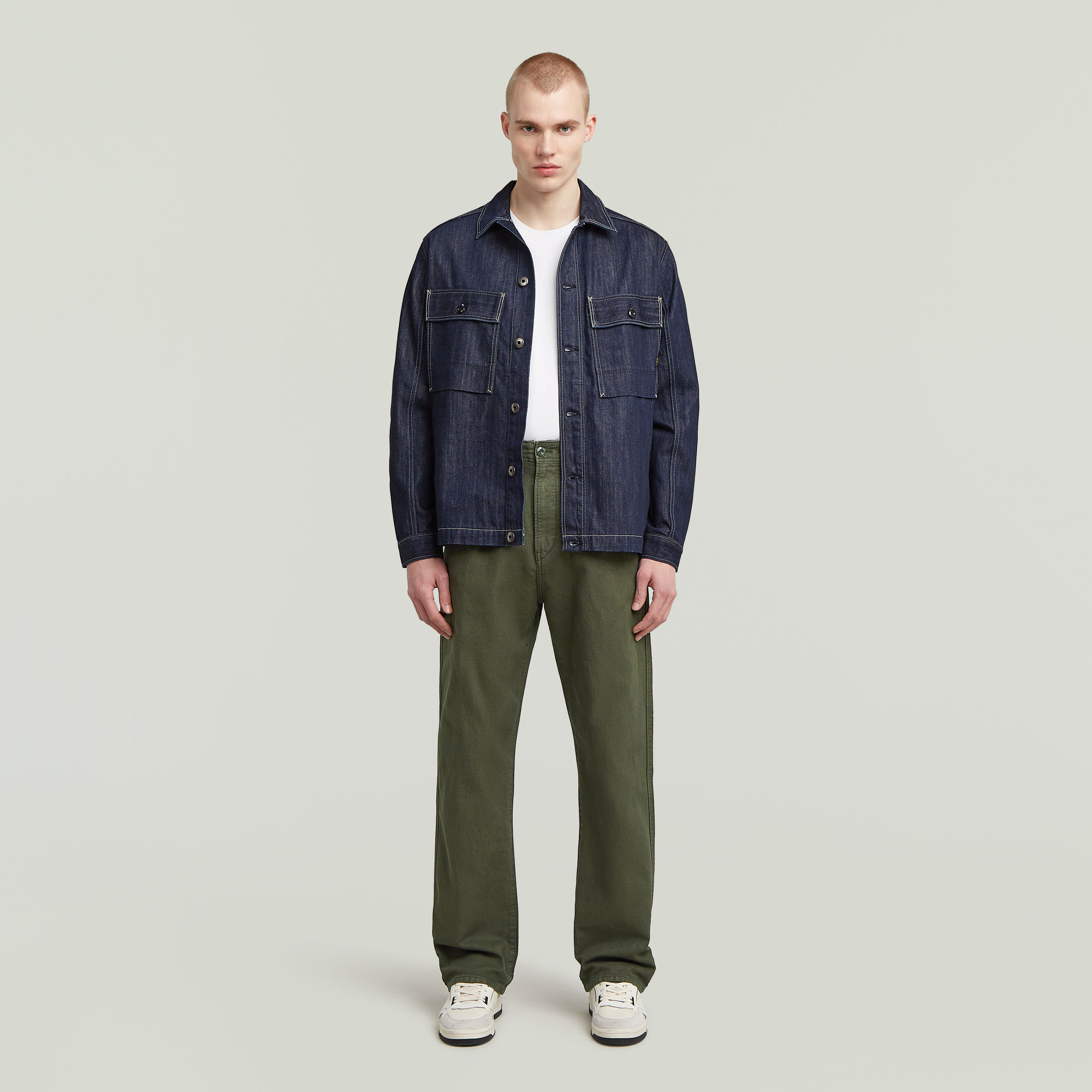 G-Star RAW Mosa Neo Raw Overshirt Donkerblauw Heren