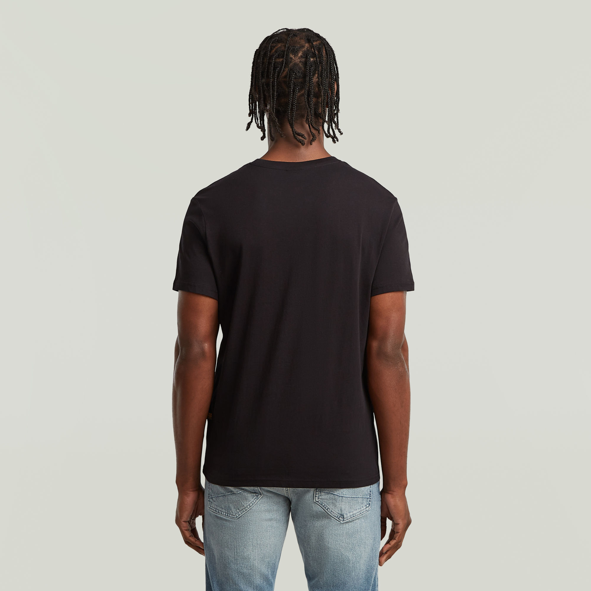G-Star RAW V-Hals T-Shirt Base 2 Stuks Zwart Heren