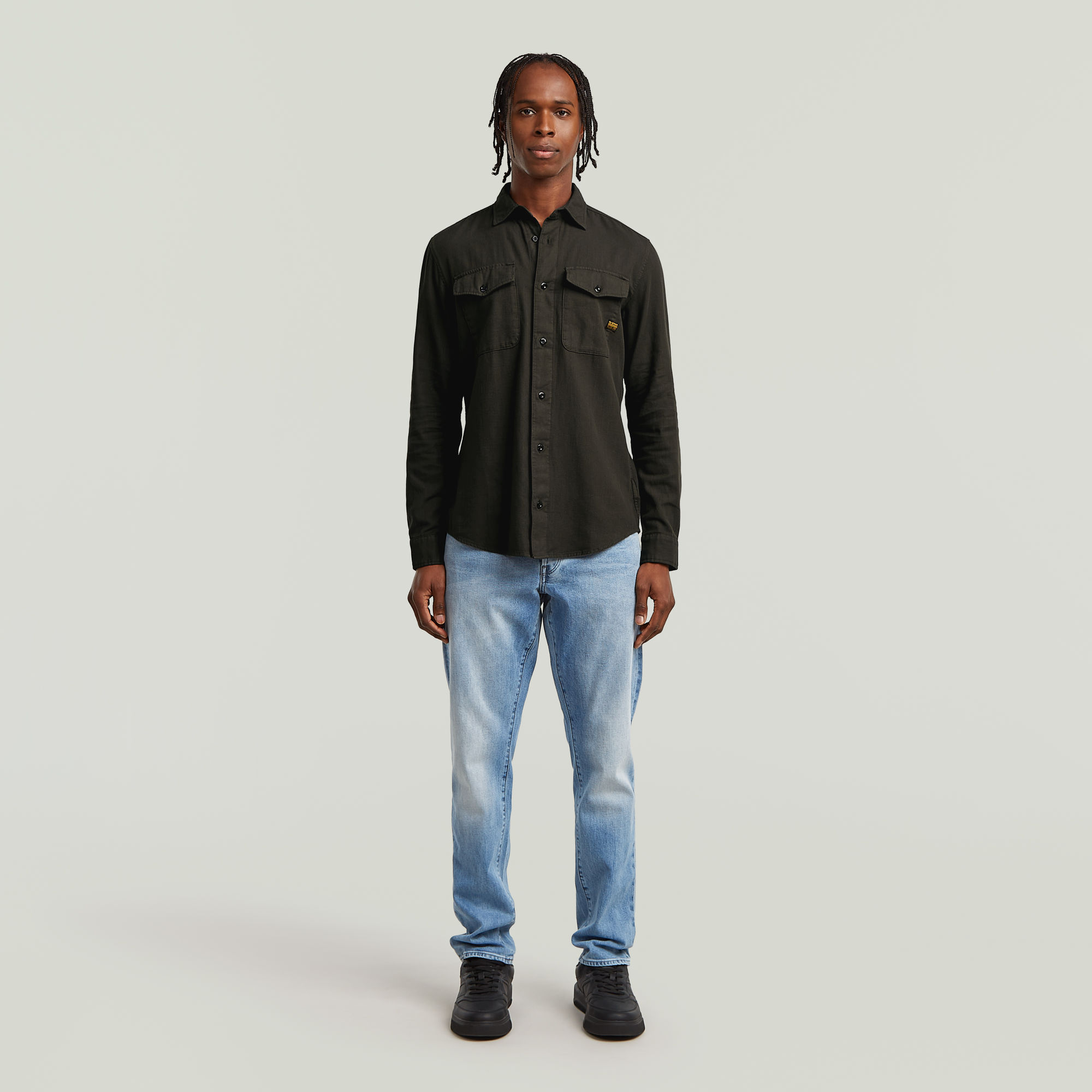 G-Star RAW Marine Slim Shirt Grijs Heren