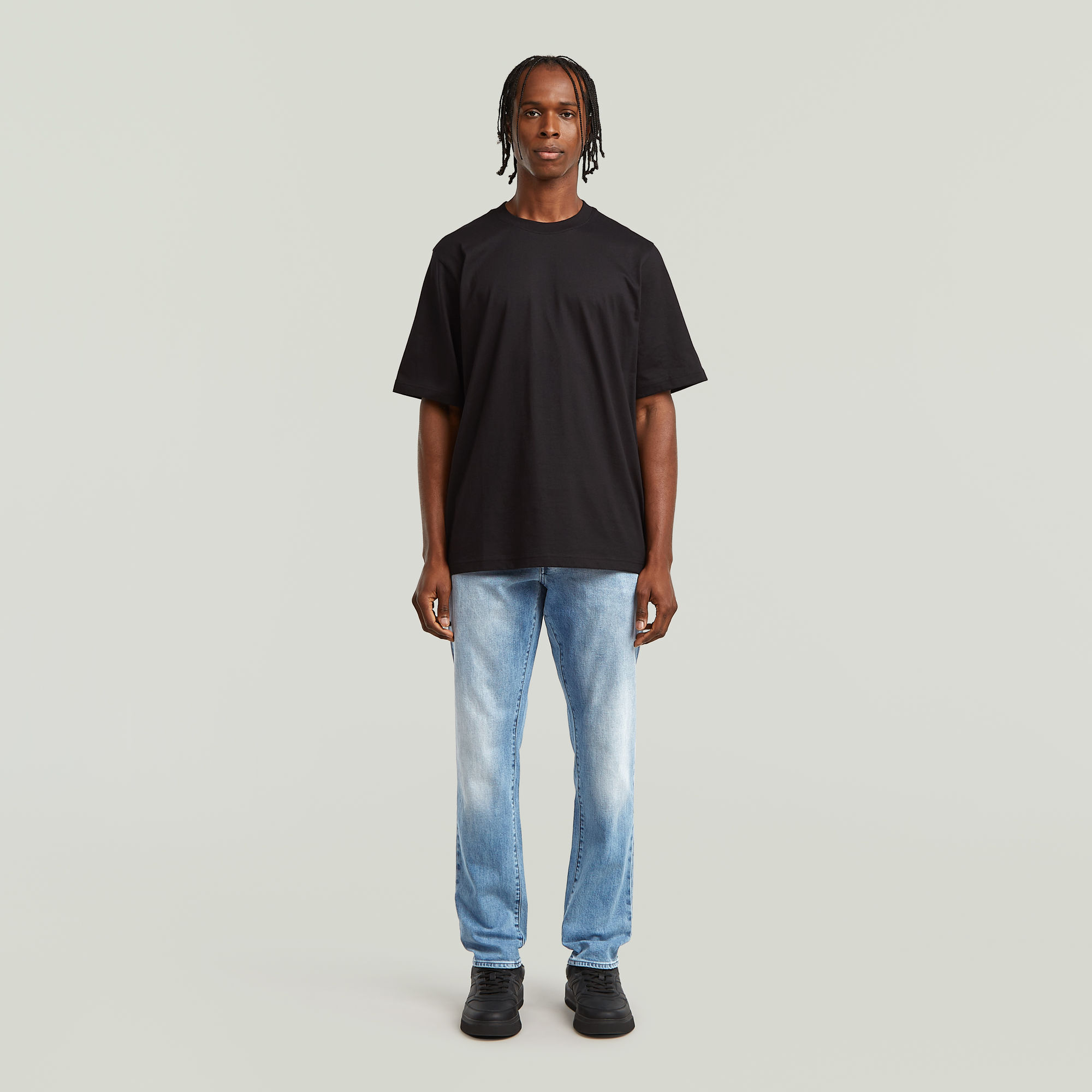 G-Star RAW Loose T-Shirt Boxy Zwart Heren