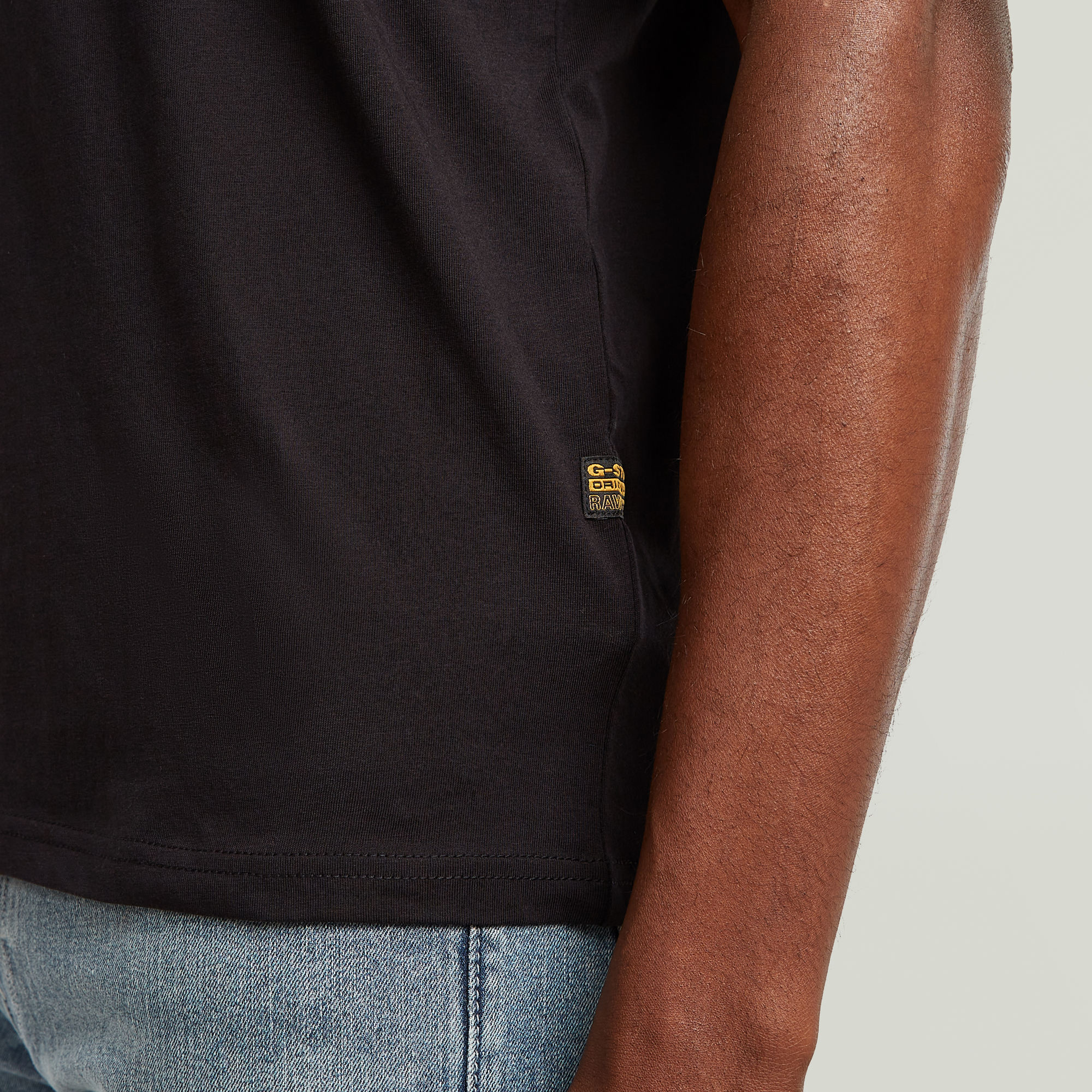 G-Star RAW V-Hals T-Shirt Base 2 Stuks Zwart Heren