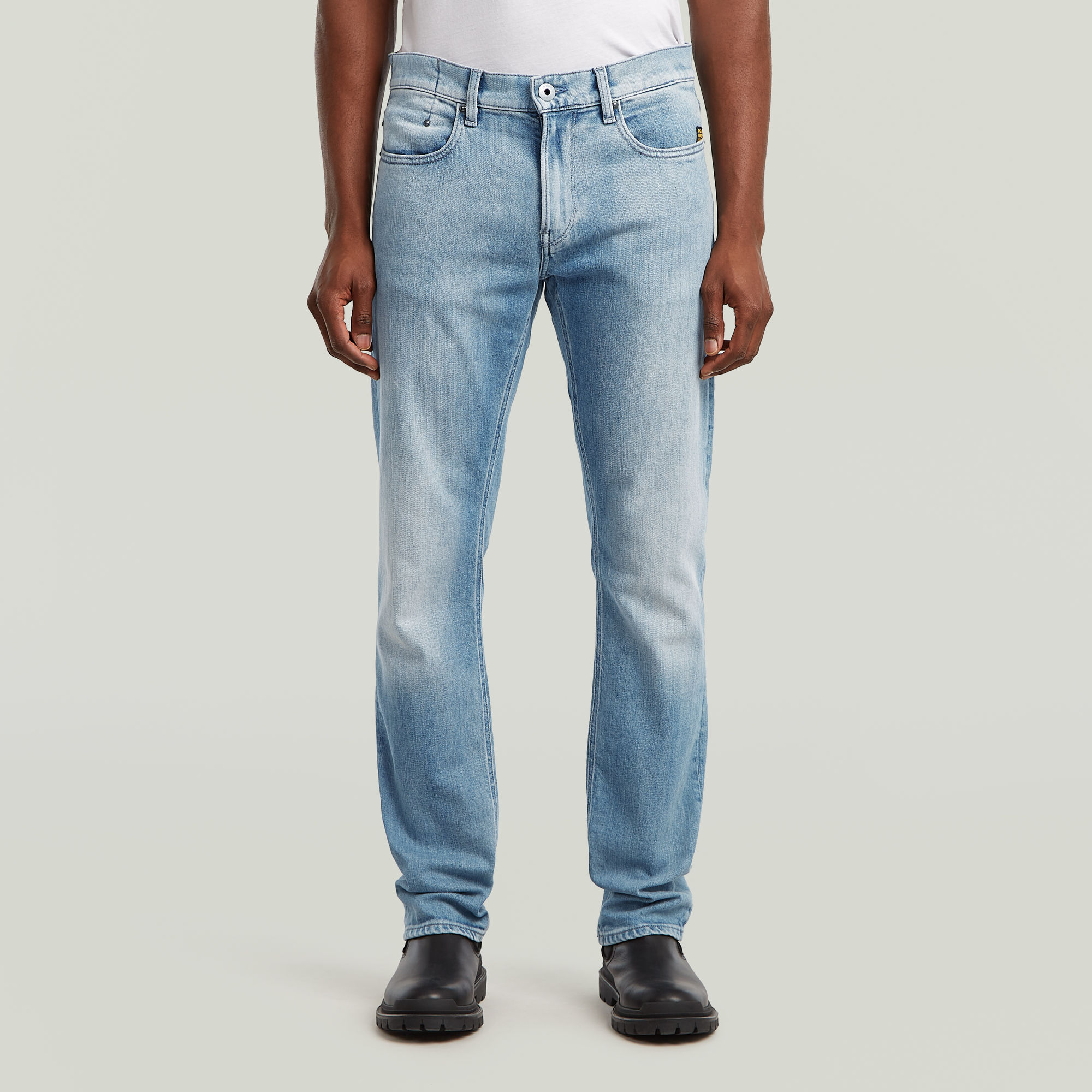 G-Star RAW Mosa Straight Jeans Midden blauw Heren