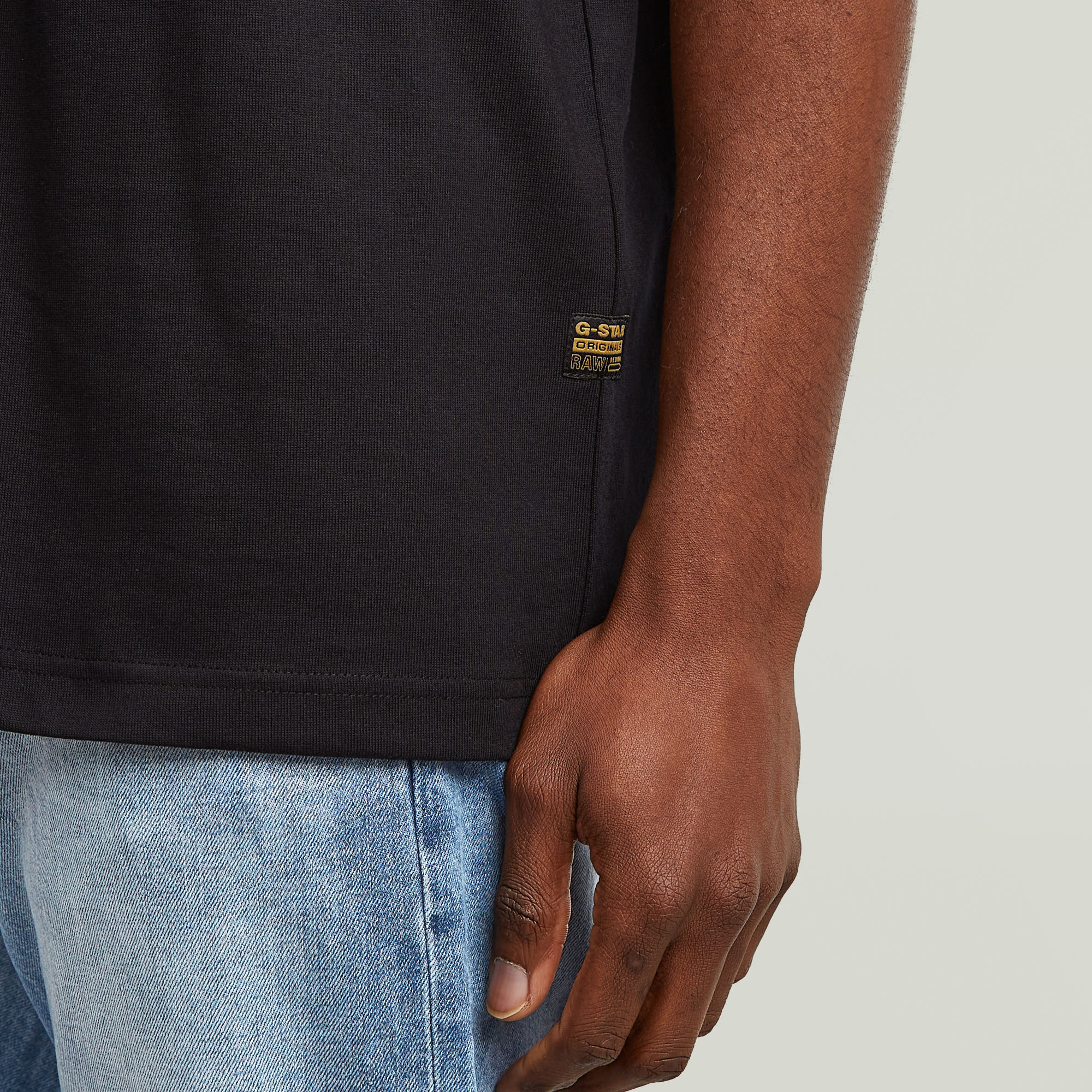 G-Star RAW Loose T-Shirt Boxy Zwart Heren