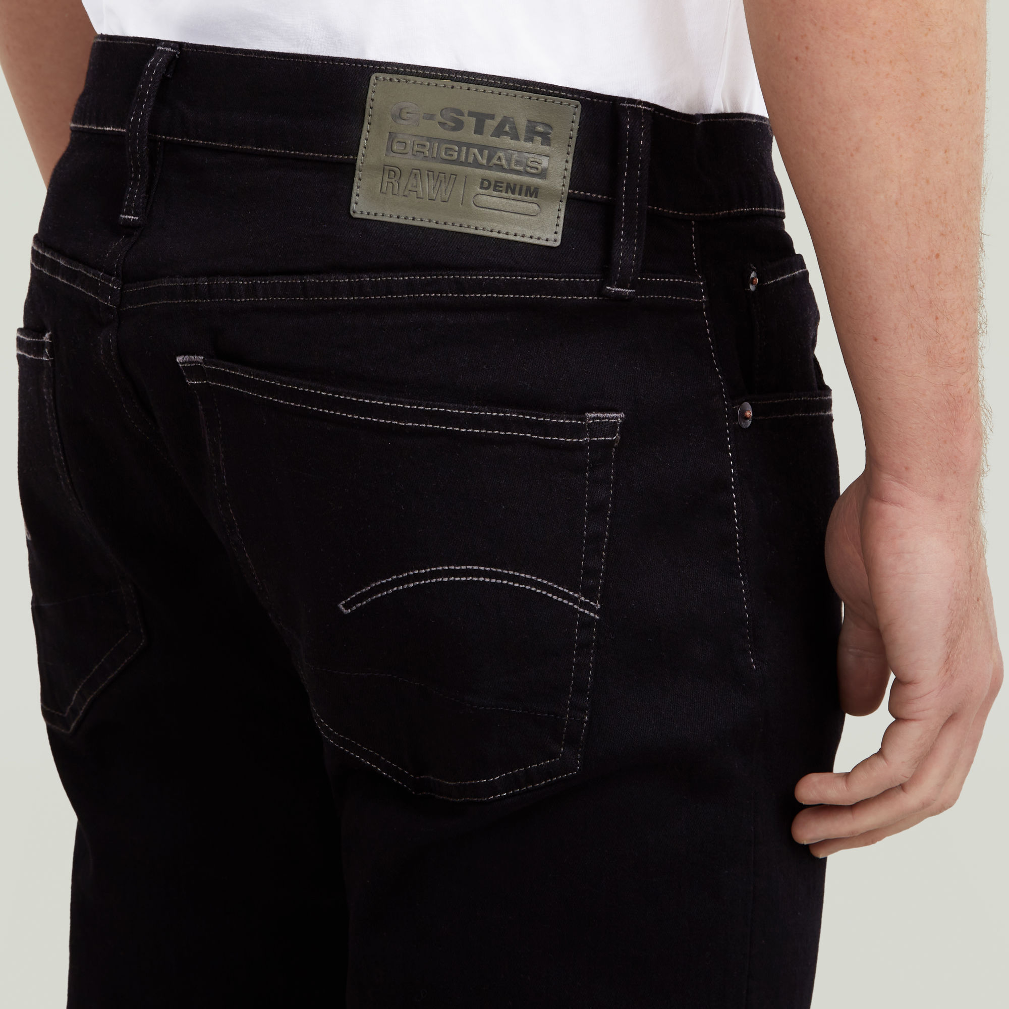 G-Star RAW 3301 Slim Jeans II Zwart Heren