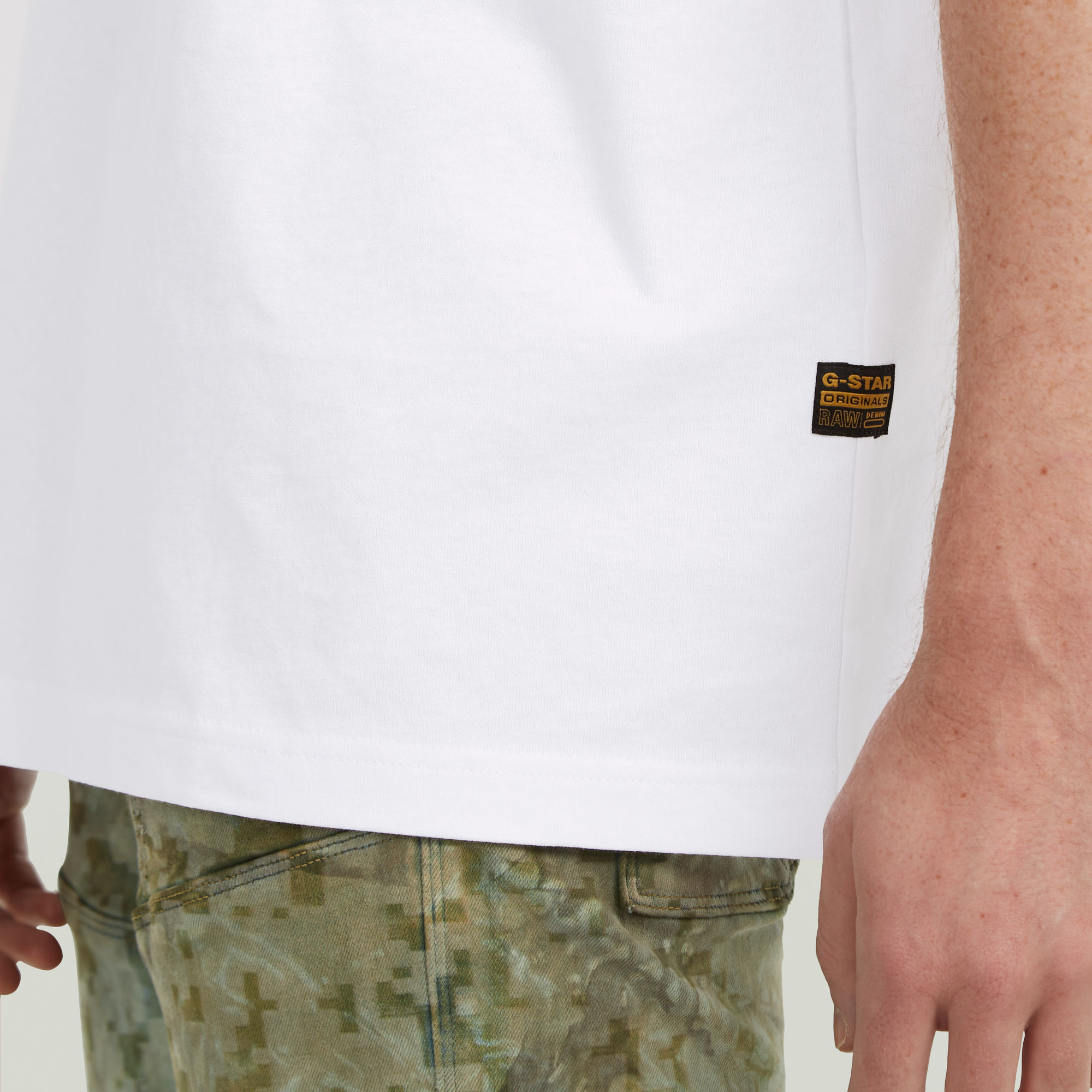 G-Star RAW Loose T-Shirt Wit Heren