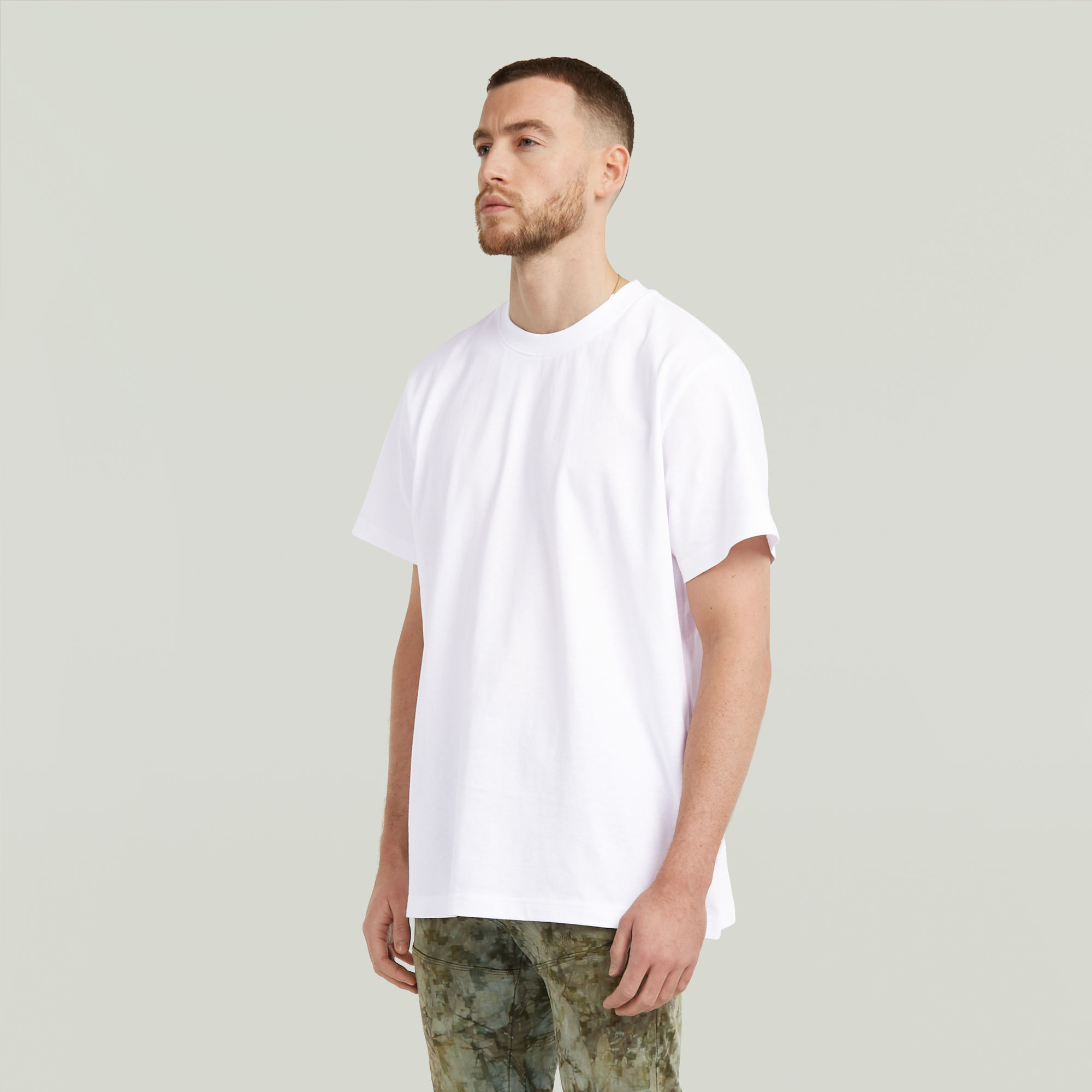 G-Star RAW Loose T-Shirt Wit Heren