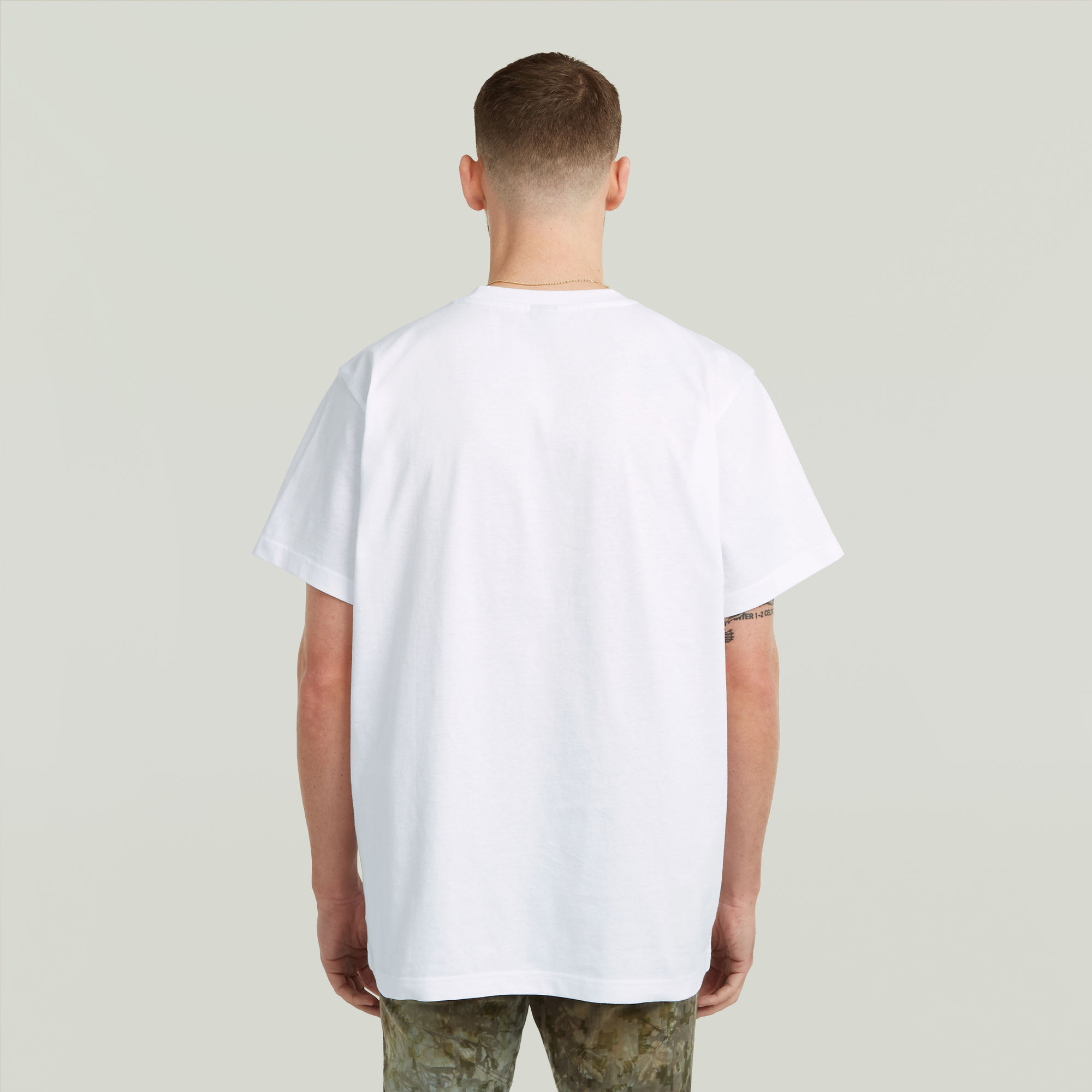 G-Star RAW Loose T-Shirt Wit Heren