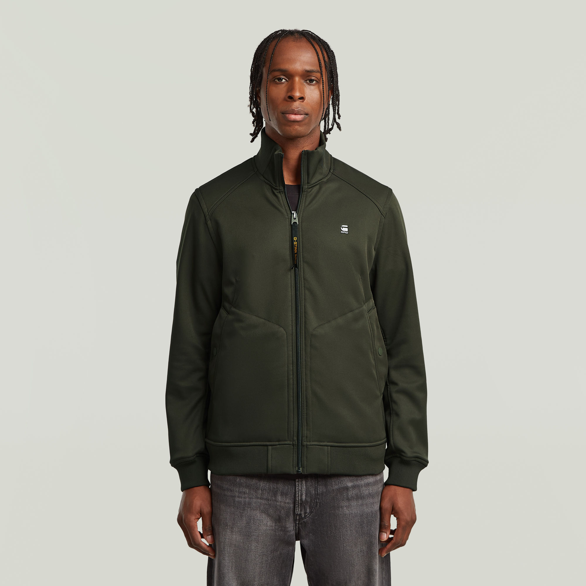 G-Star RAW Softshell Track Jacket Grijs Heren
