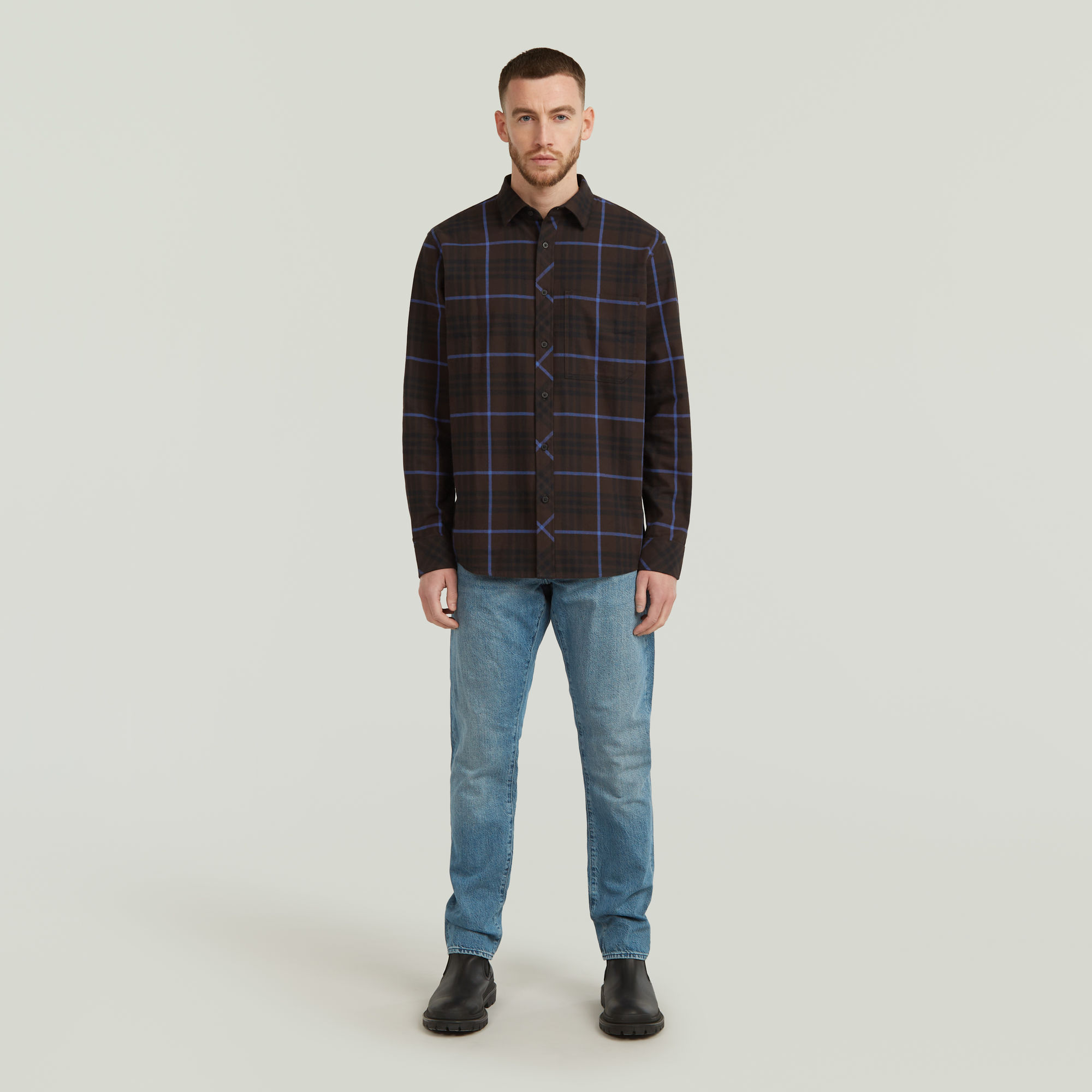 Thumbnail - One Pocket Regular Hemd - Mehrfarbig - Herren