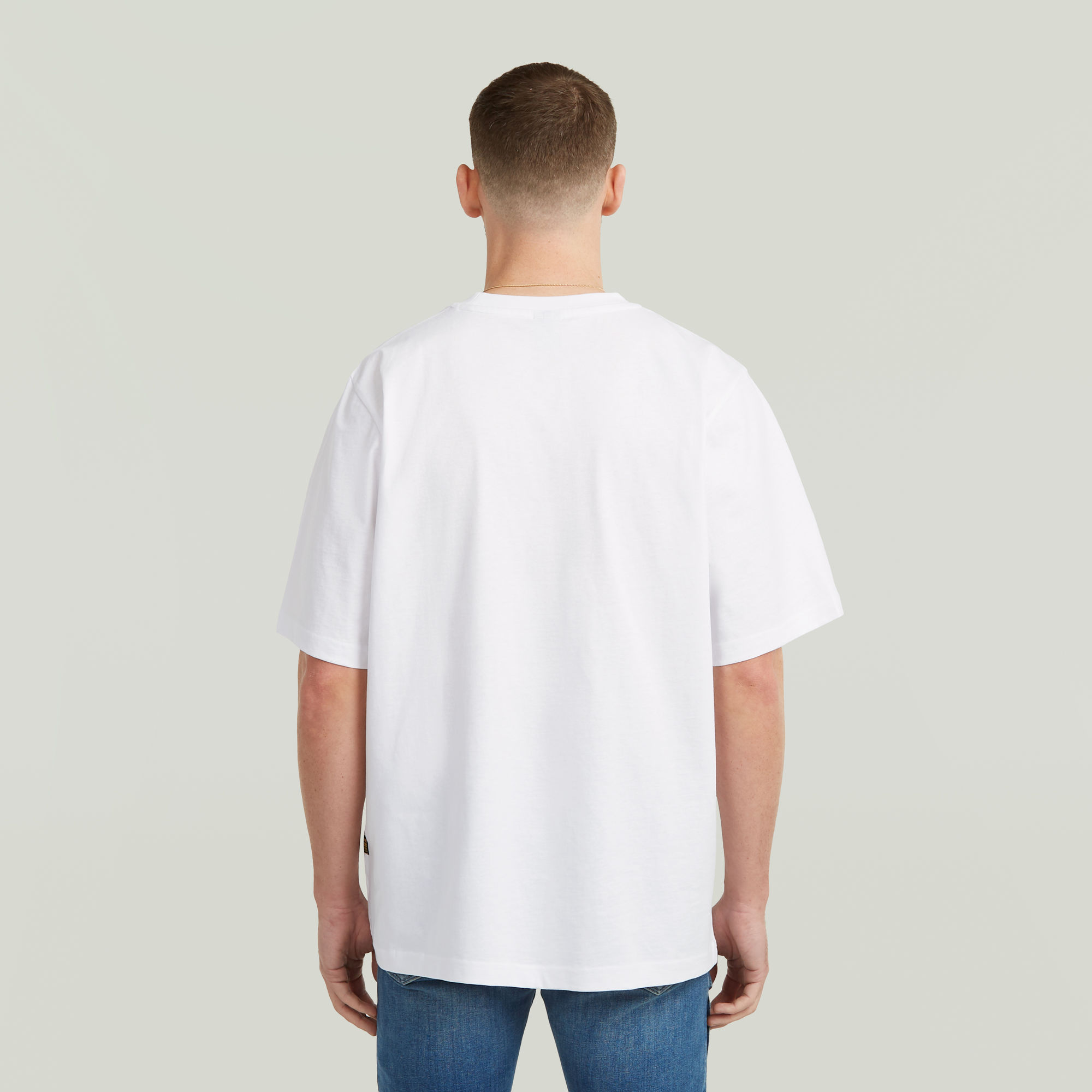 G-Star RAW Loose T-Shirt Boxy Wit Heren