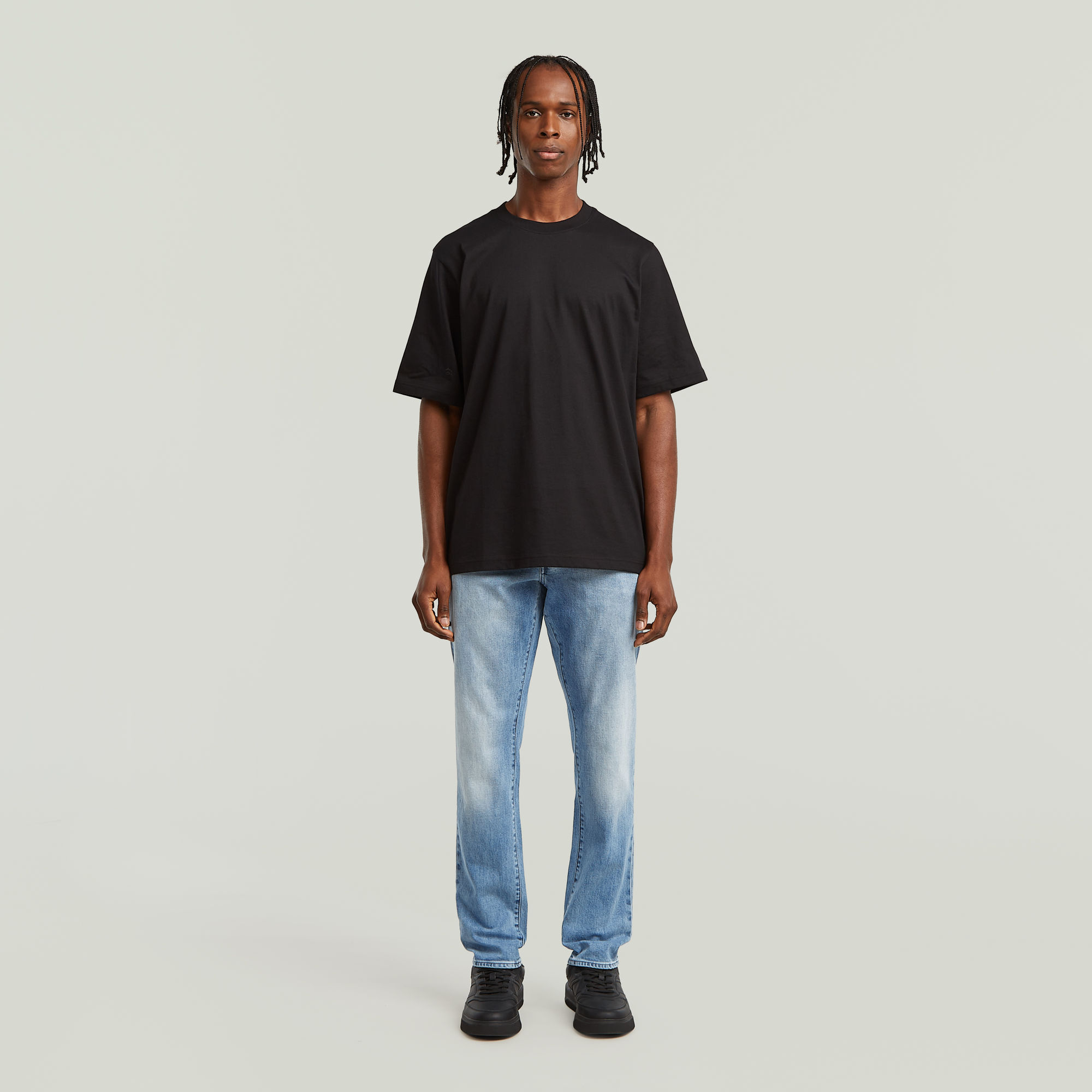 G-Star RAW 3301 Regular Tapered Jeans II Midden blauw Heren
