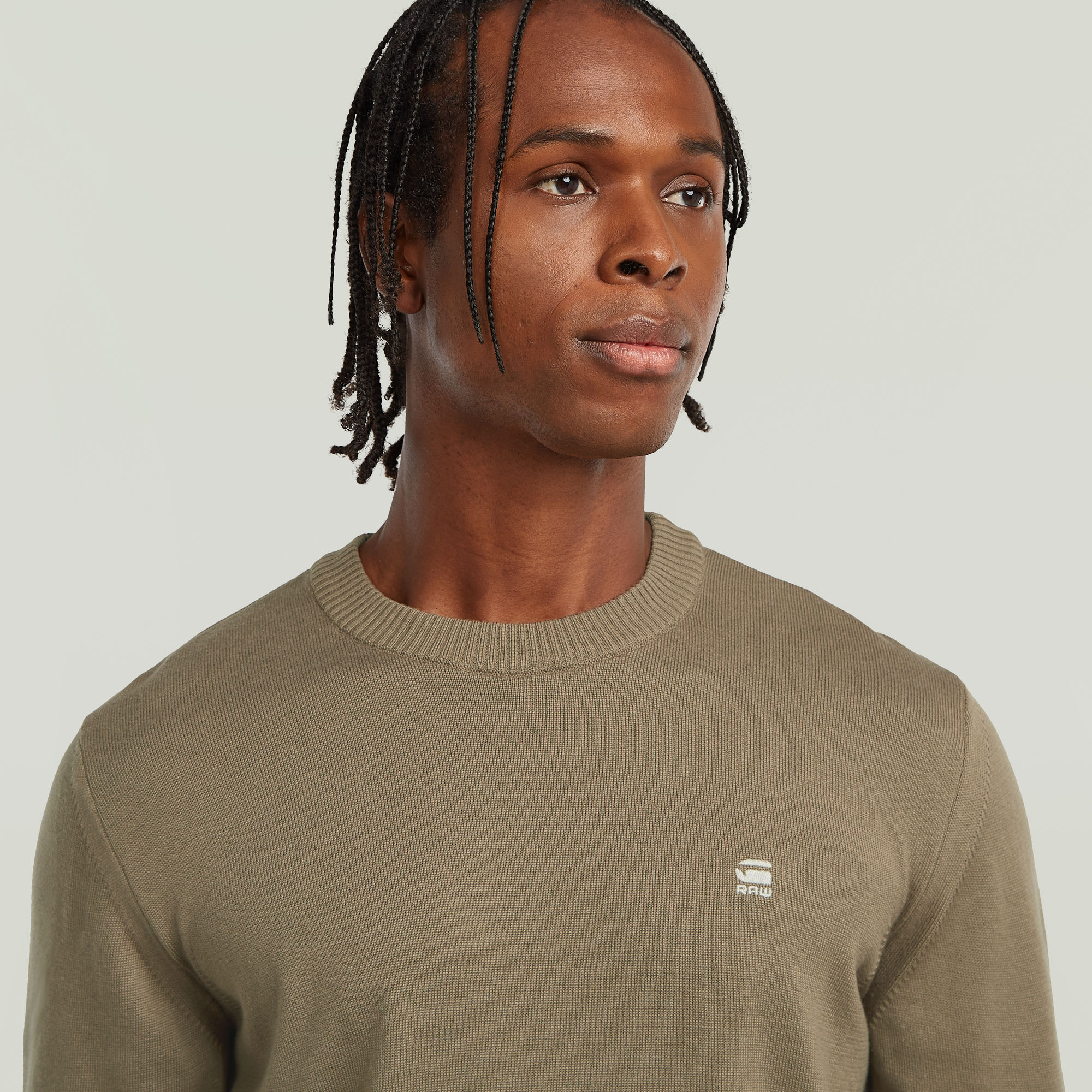 G-Star RAW Core Gebreide Trui Bruin Heren