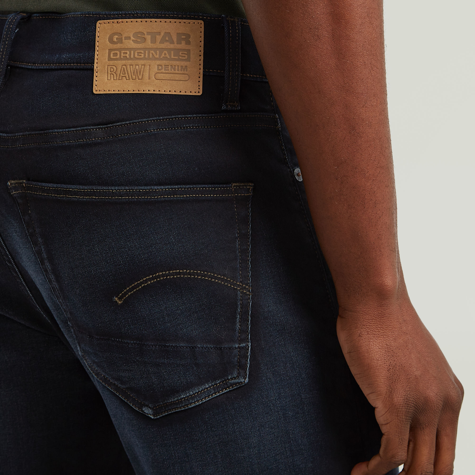G-Star RAW 3301 Slim Jeans II Donkerblauw Heren