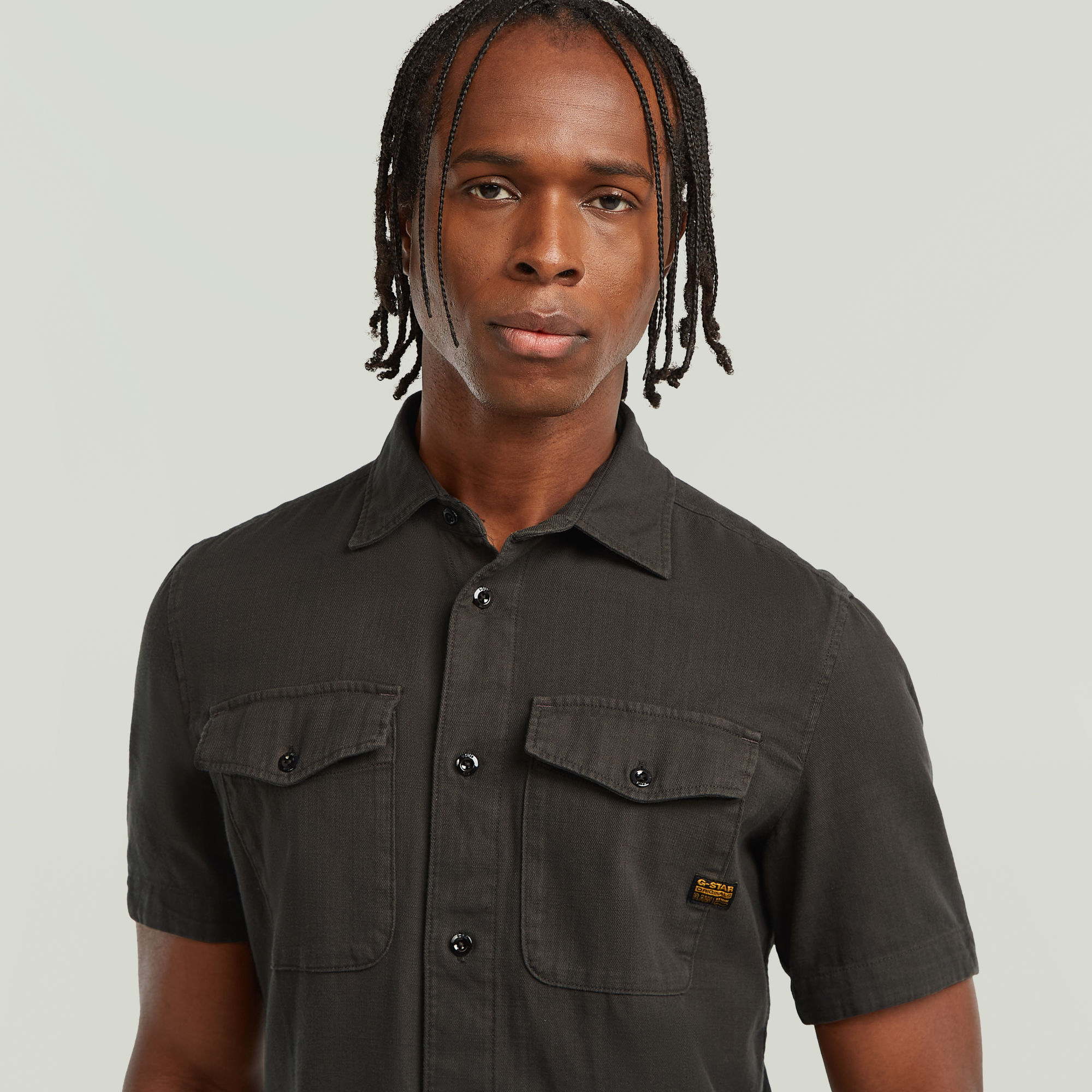 G-Star RAW Marine Slim Shirt Grijs Heren