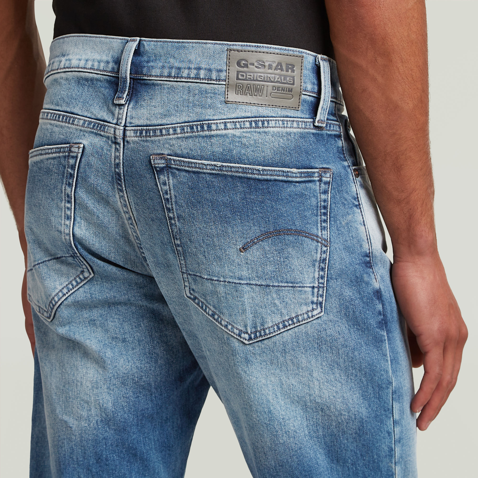 G-Star RAW 3301 Regular Tapered Jeans II Lichtblauw Heren