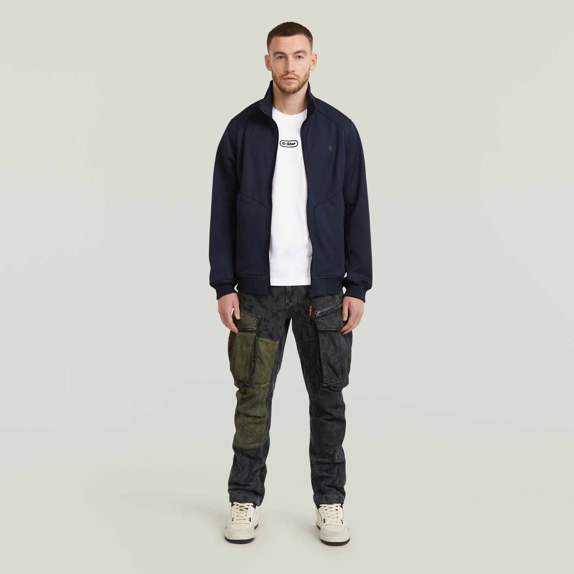 G-Star RAW Center Chest Logo T-Shirt Wit Heren