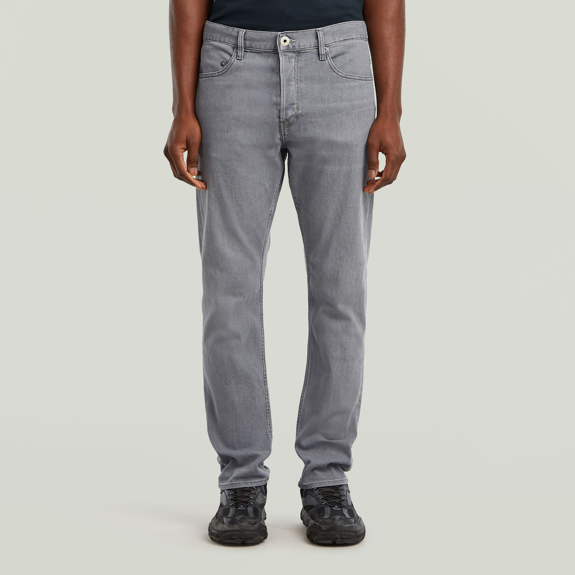 

Triple A Regular Straight Jeans - Grey - Men