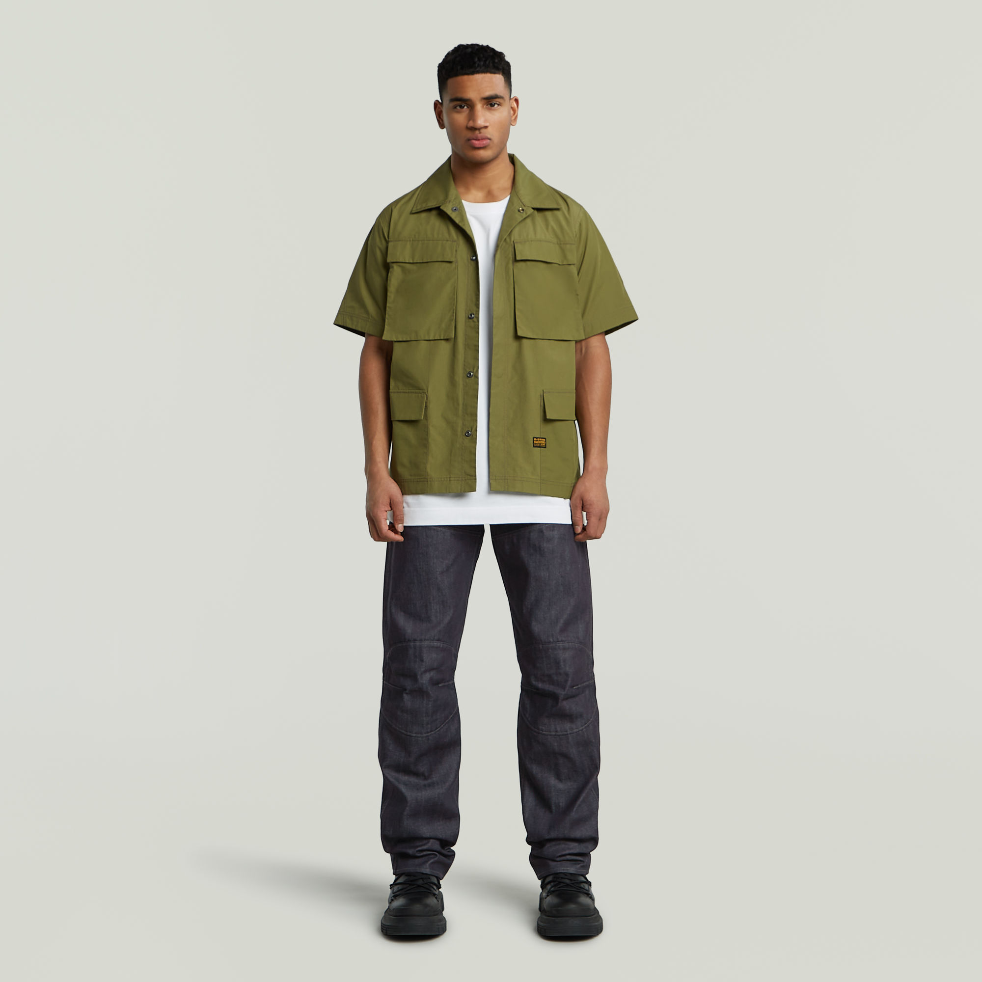 G-Star RAW R-3N Slim Overshirt Groen Heren
