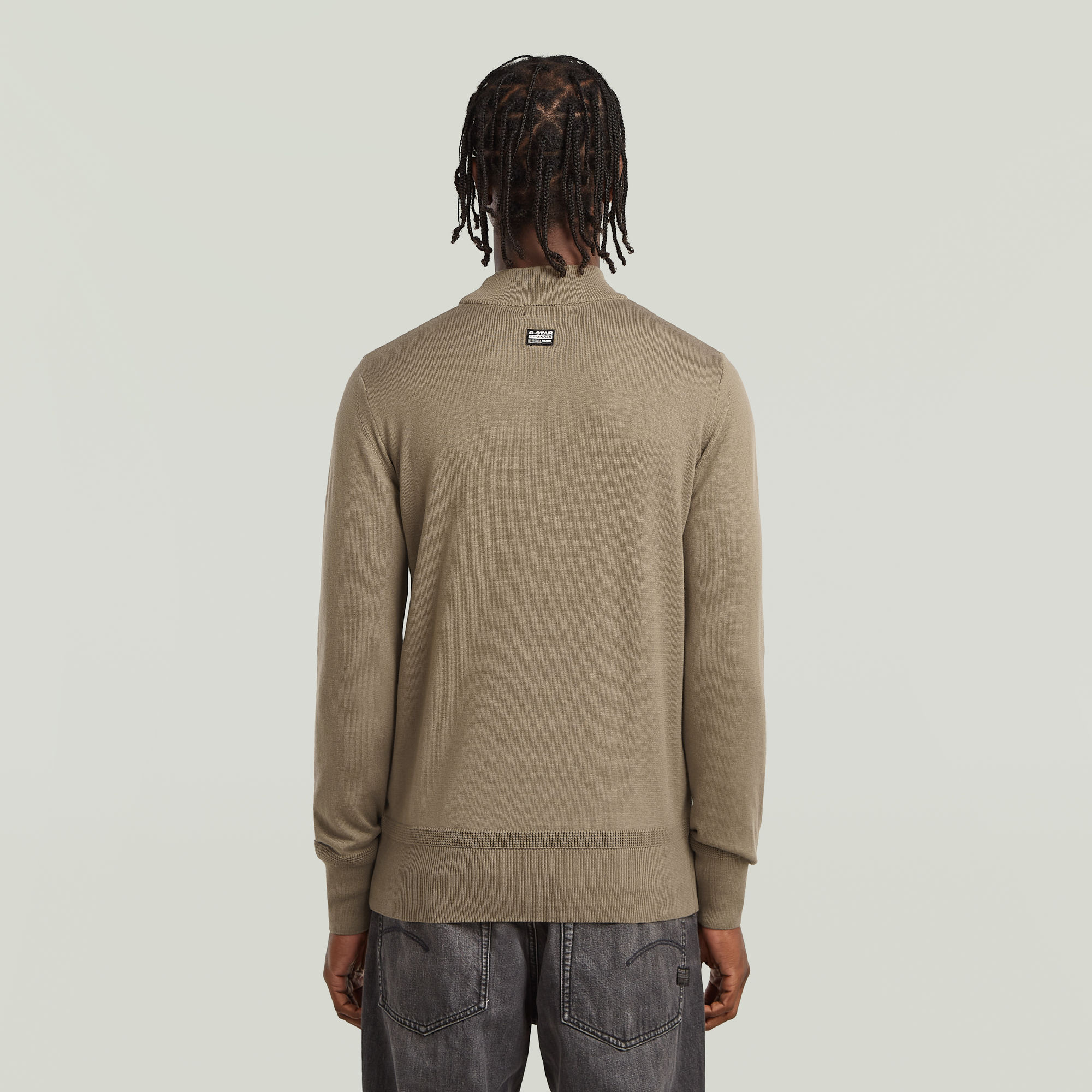 G-Star RAW Core Gebreide Trui Met Korte Kol Bruin Heren