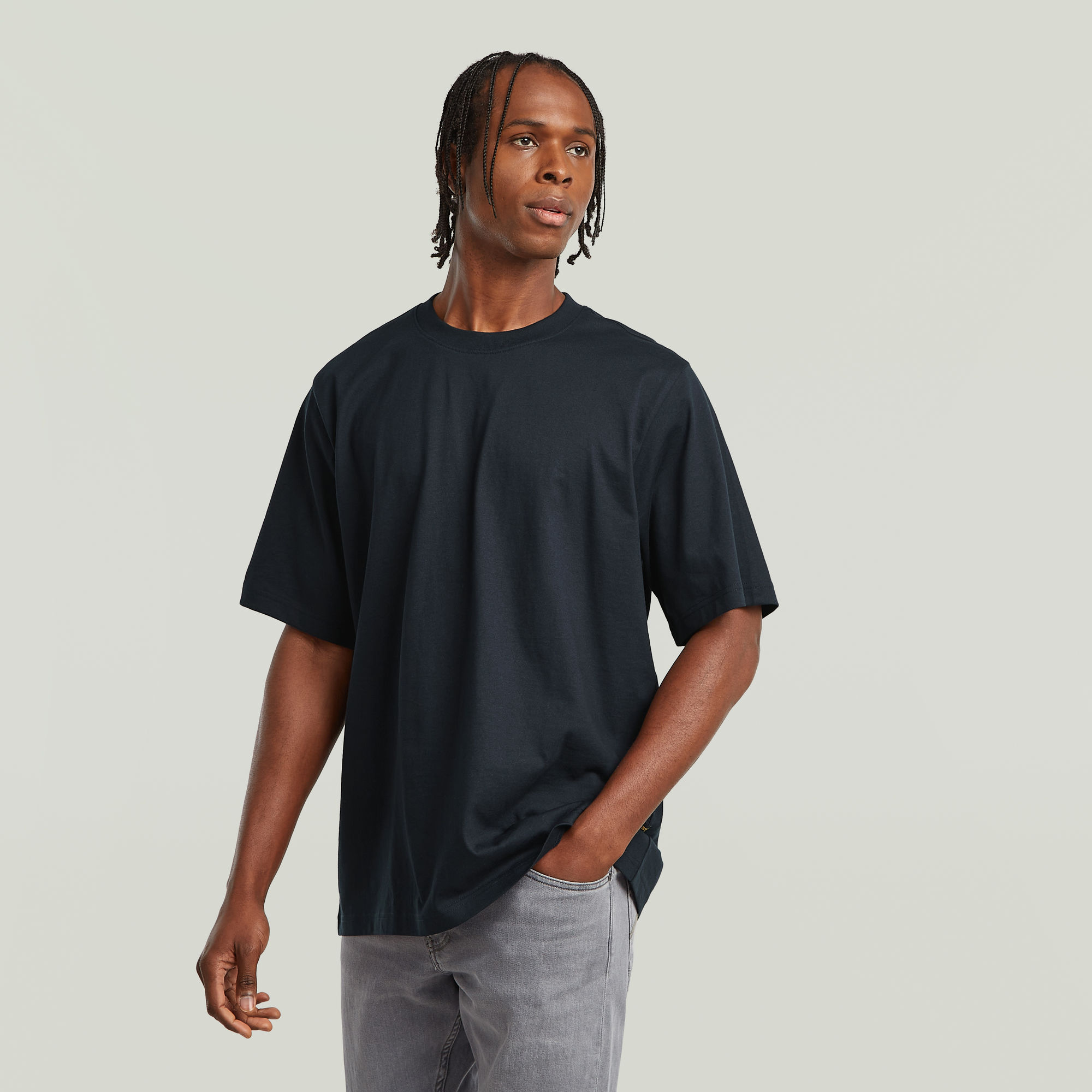 G-Star RAW Loose T-Shirt Boxy Donkerblauw Heren