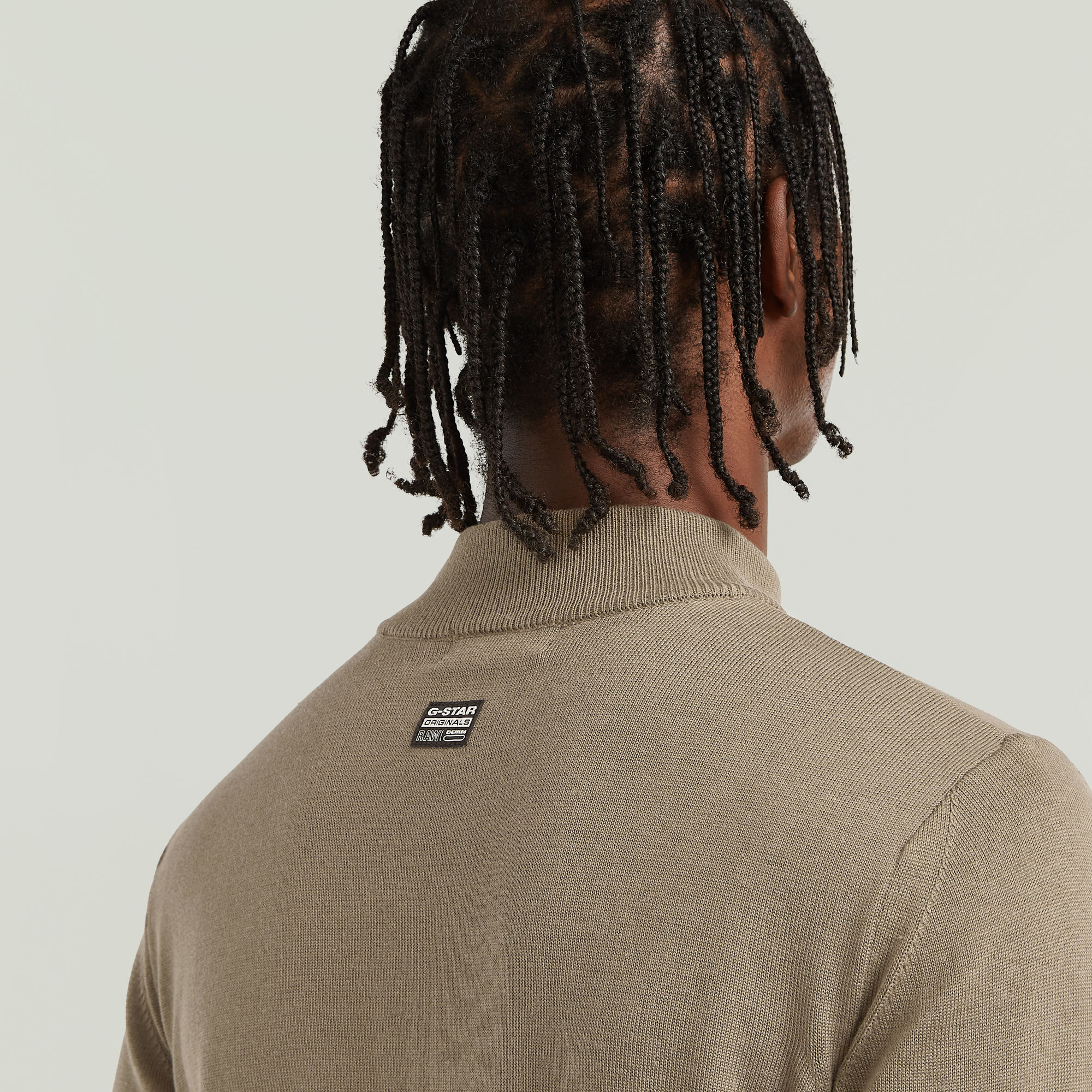 G-Star RAW Core Gebreide Trui Met Korte Kol Bruin Heren