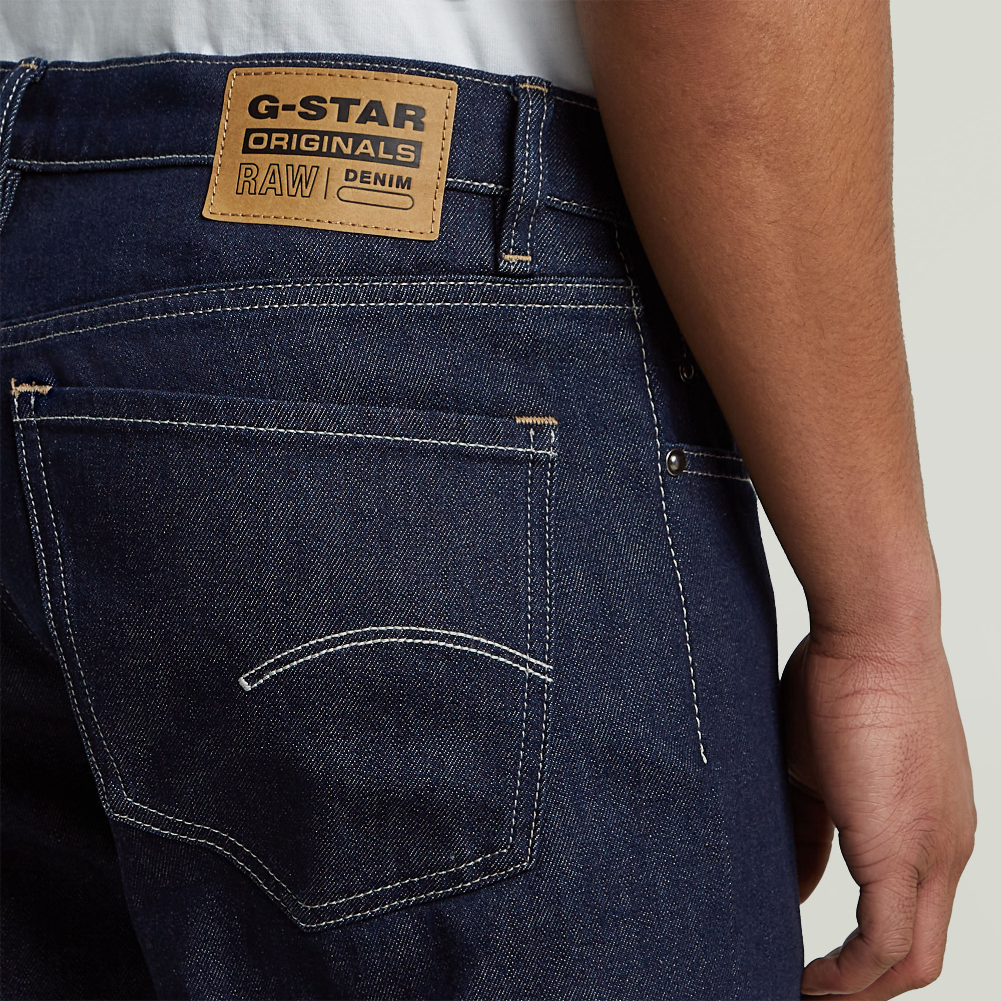 G-Star RAW Mosa Straight Neo Raw Jeans Donkerblauw Heren