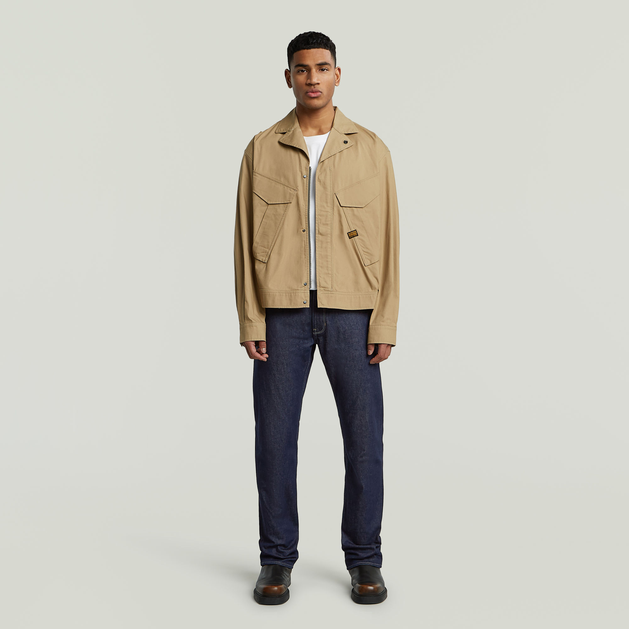 G-Star RAW Mosa Straight Neo Raw Jeans Donkerblauw Heren
