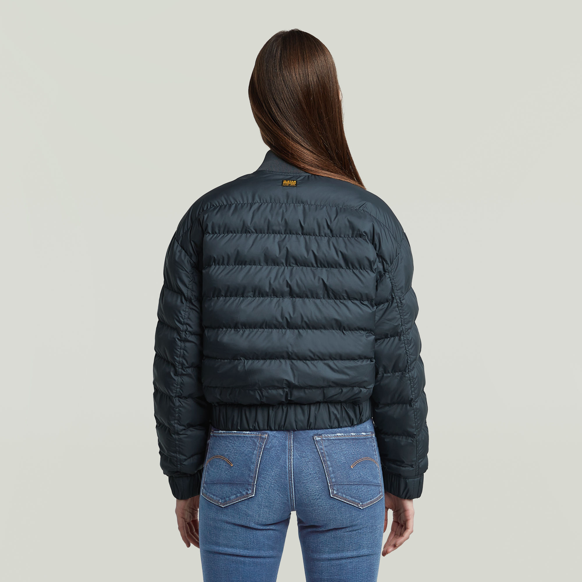G-Star RAW Lichtgewicht Jack Quilted Donkerblauw Dames