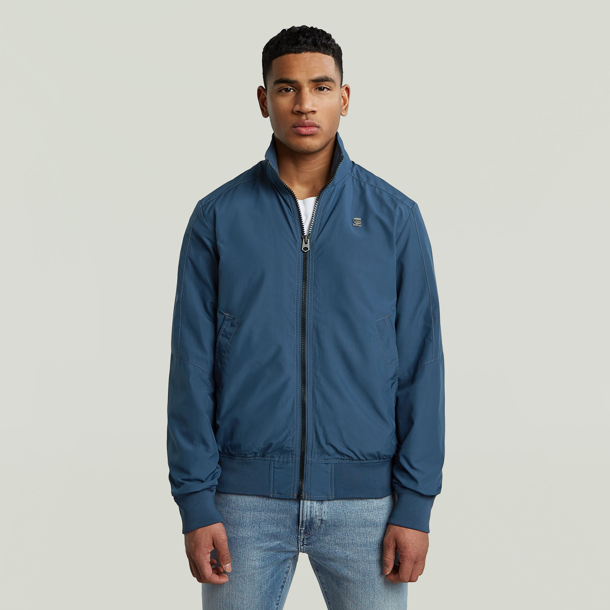 

Track Jacket - Medium blue - Men