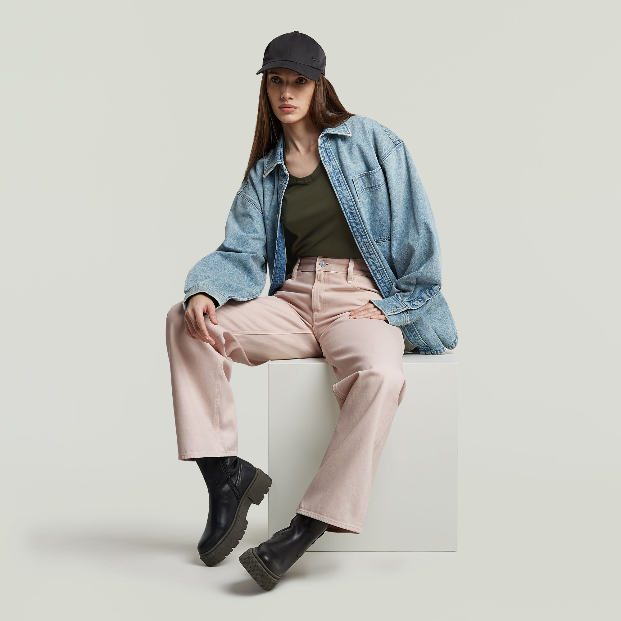 G-Star RAW Judee Loose Jeans Roze Dames