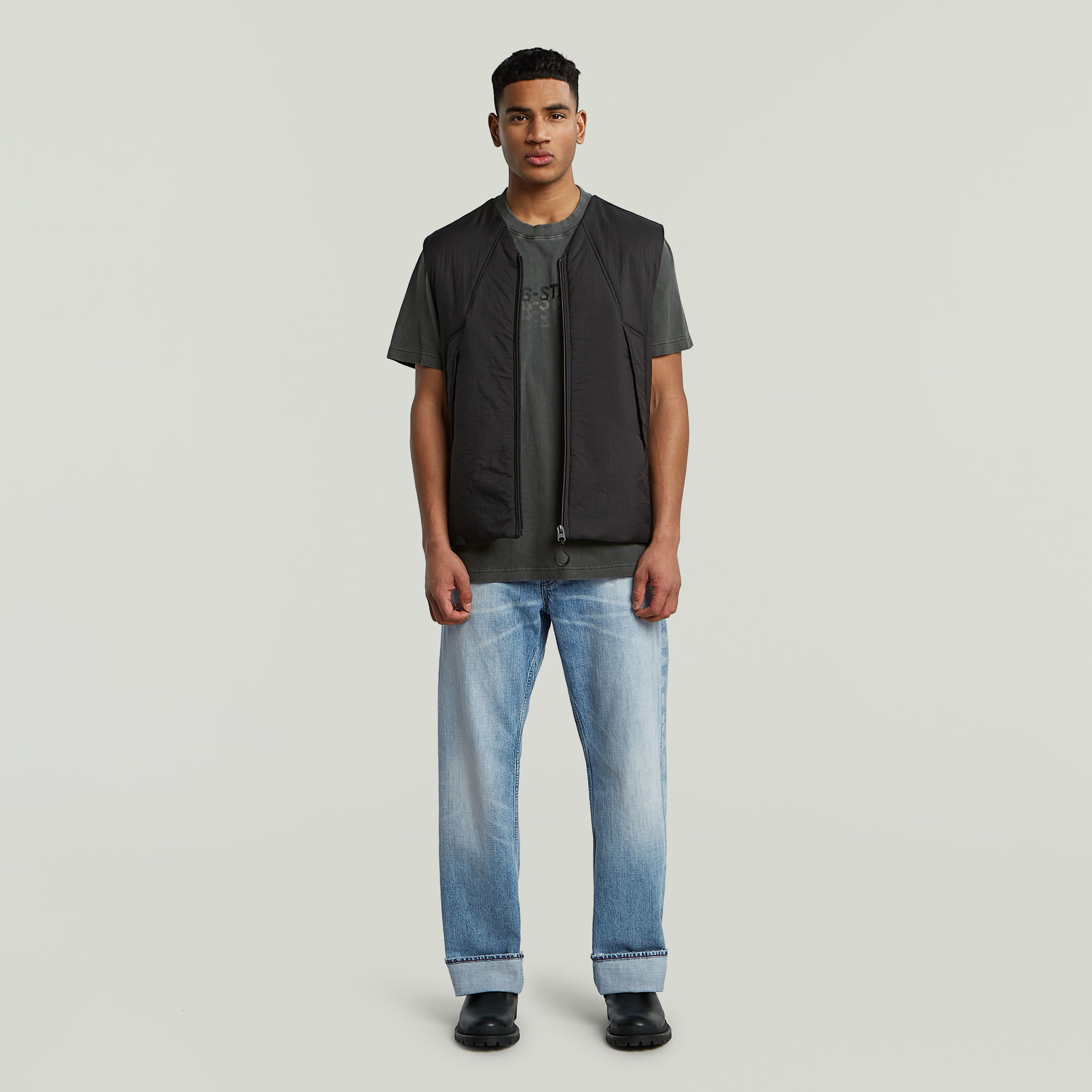G-Star RAW Lightweight Cloud Vest Zwart Heren