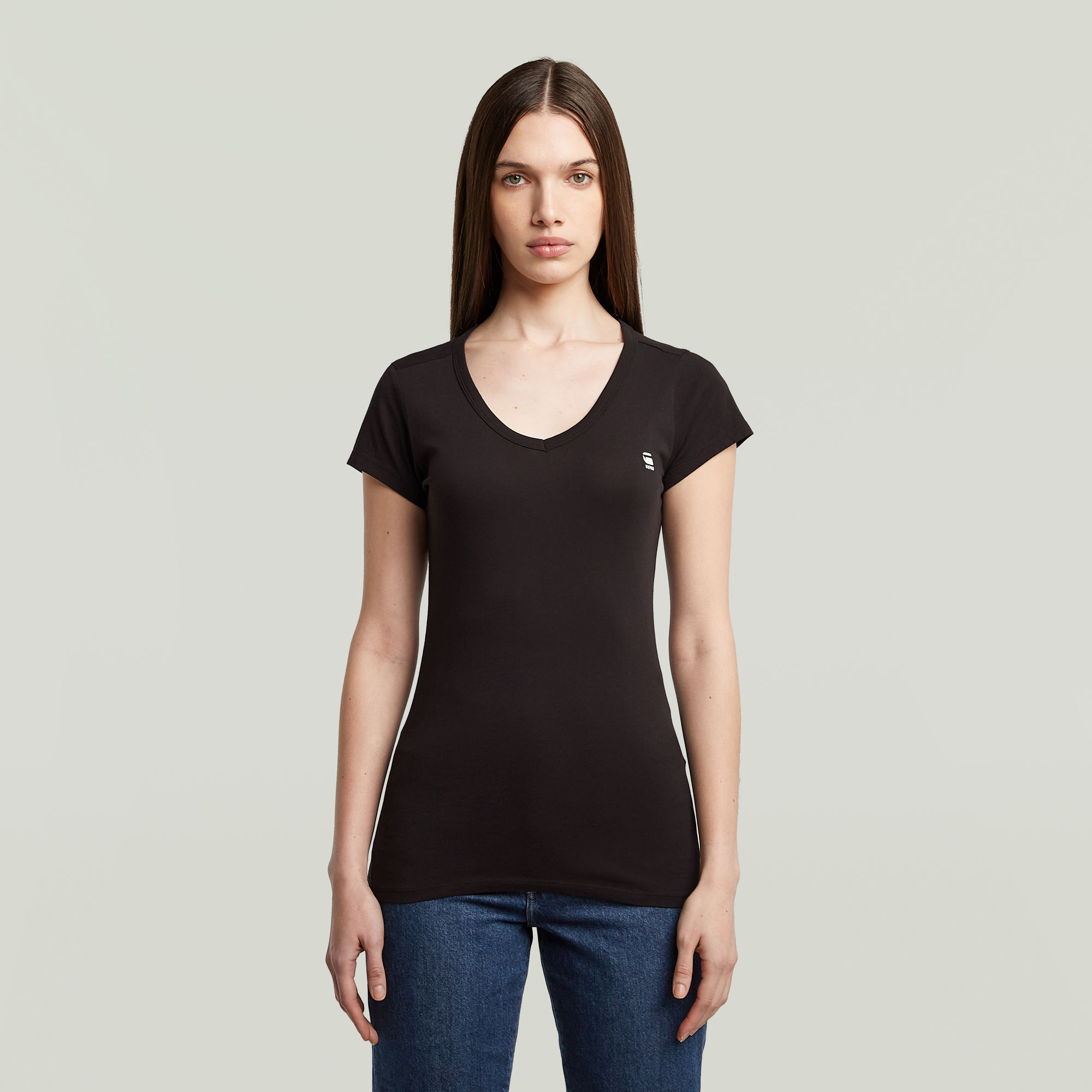

Eyben Slim V-Neck Top 2-Pack - Multi color - Women