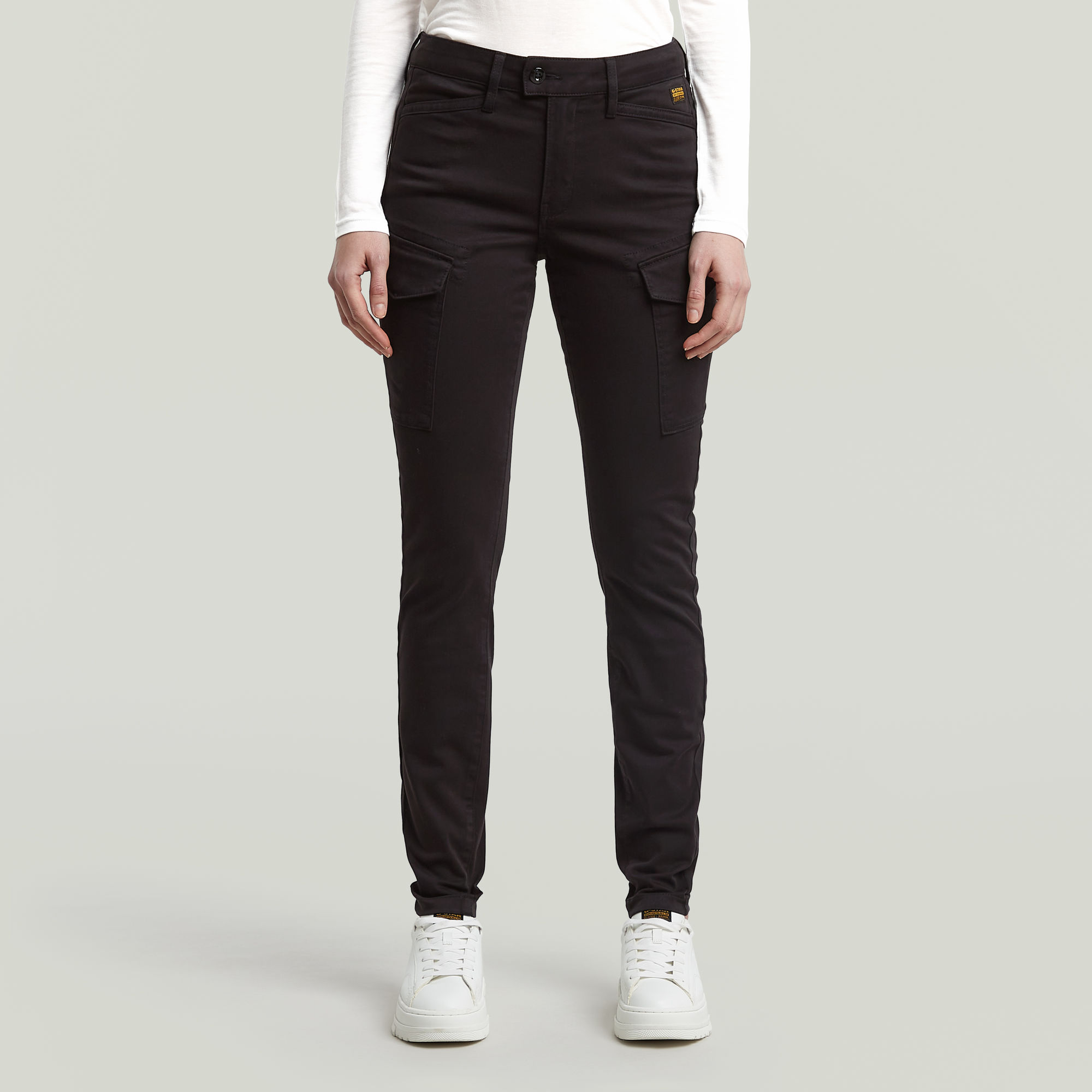 G-Star RAW Blossite G-Shape Army High Skinny Broek - Zwart - Dames