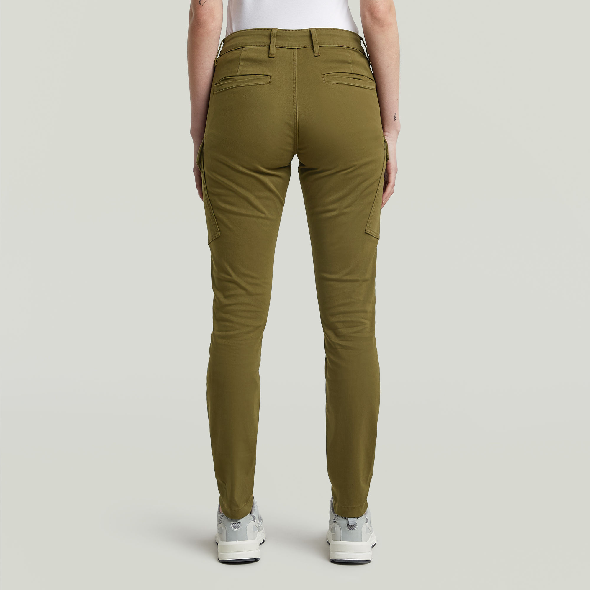 G-Star RAW Blossite G-Shape Army High Skinny Broek Groen Dames