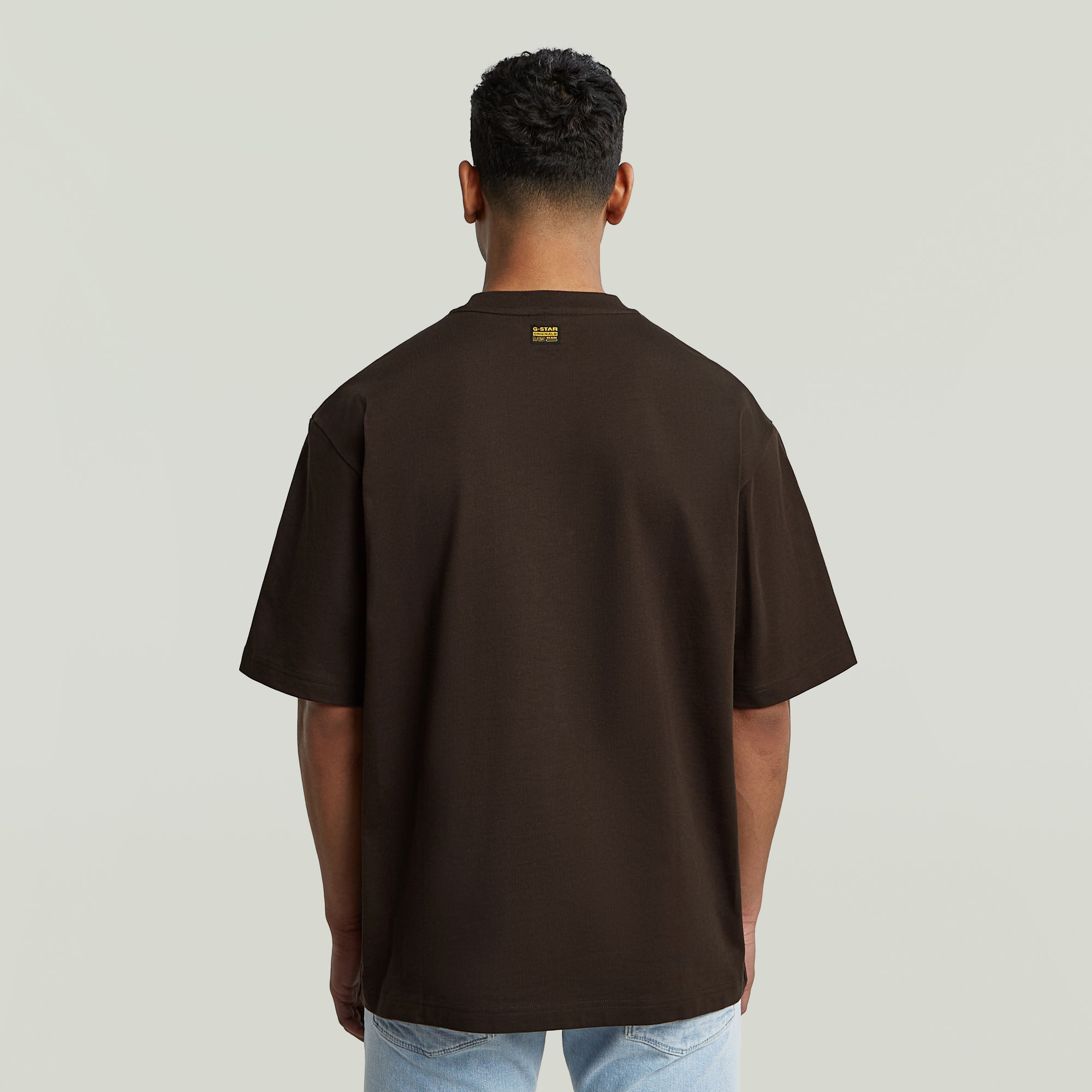 G-Star RAW A-Line Boxy T-shirt Bruin Heren