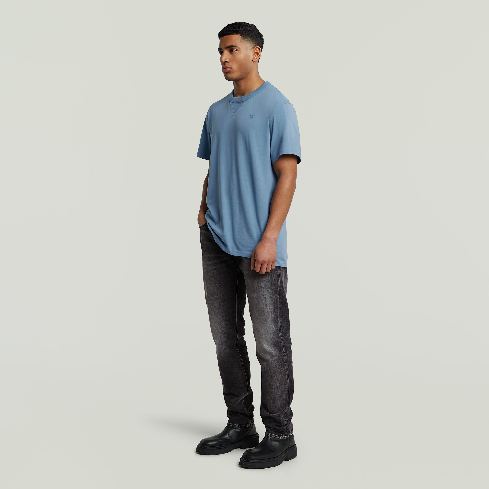 G-Star RAW Nifous T-Shirt Midden blauw Heren