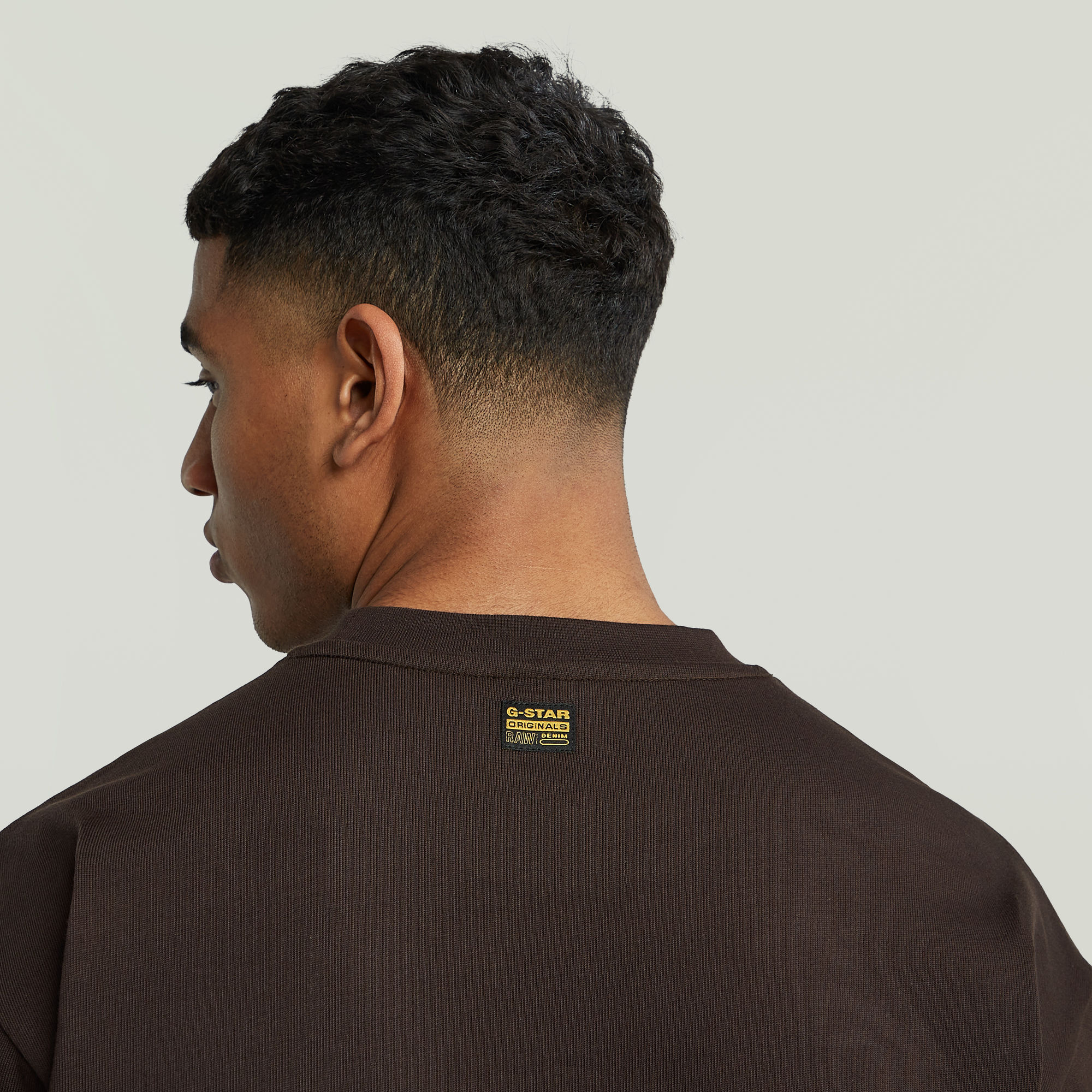 G-Star RAW A-Line Boxy T-shirt Bruin Heren
