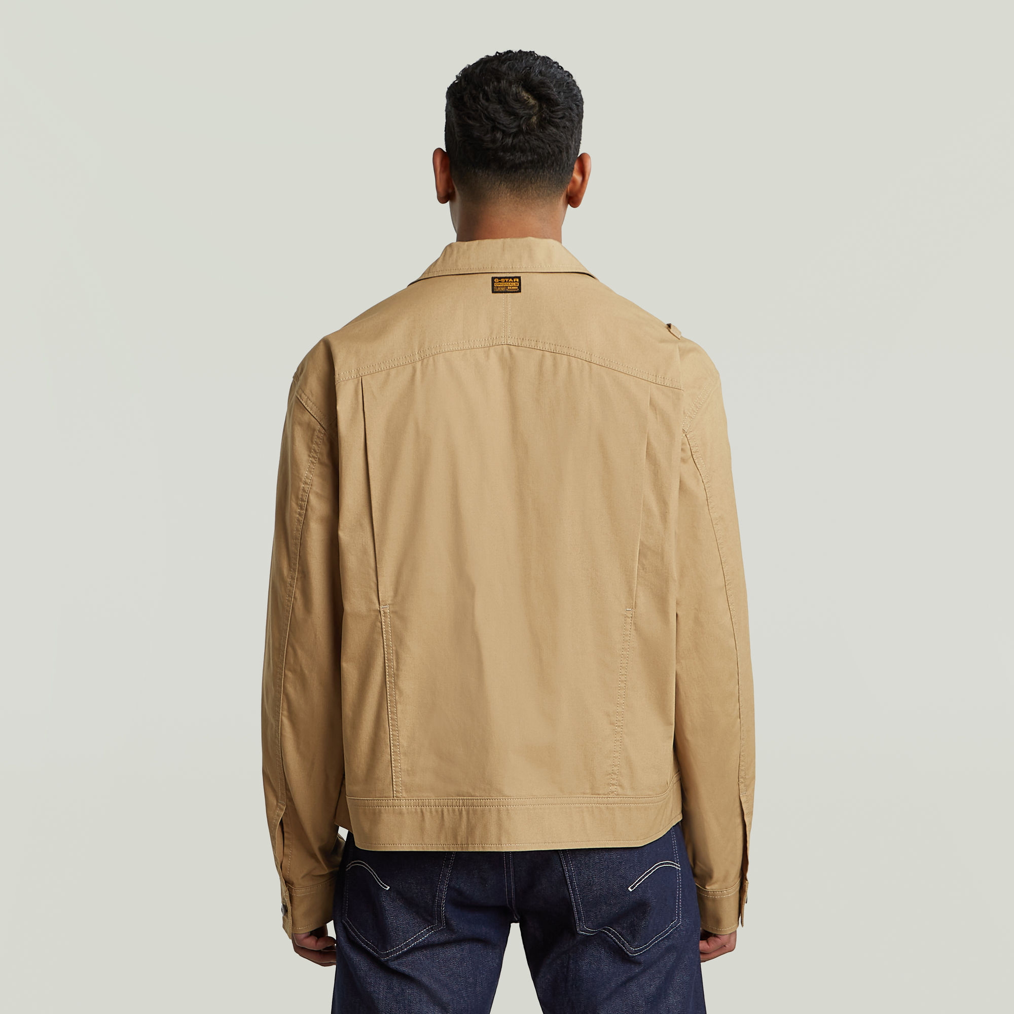 G-Star RAW Rovic Trucker Jack Beige Heren