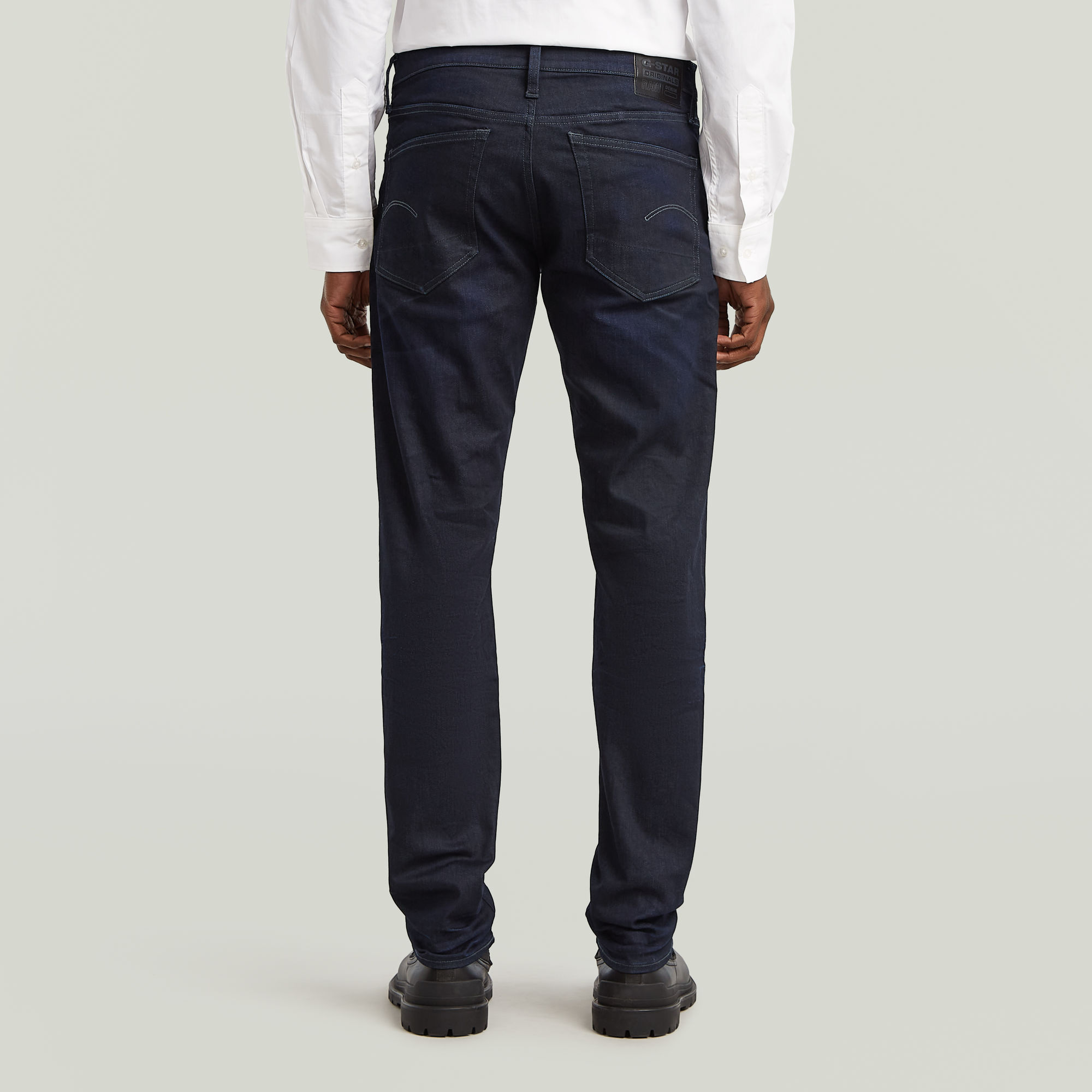 G-Star RAW 3301 Regular Tapered Jeans II Donkerblauw Heren